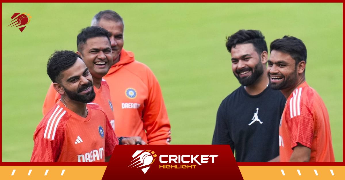 भारतीय टीम के साथ अभ्यास करते नजर आए Rishabh Pant, Video  