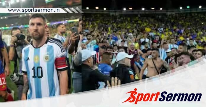 World Cup Qualifier: Messi Astounds As Police Hit Fans  