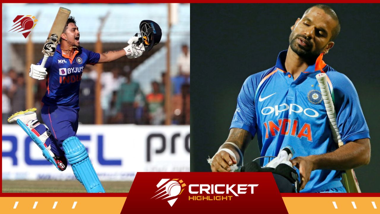 Ishan Kishan के दोहरे शतक से Shikhar Dhawan के भविष्य पर खतरा!  