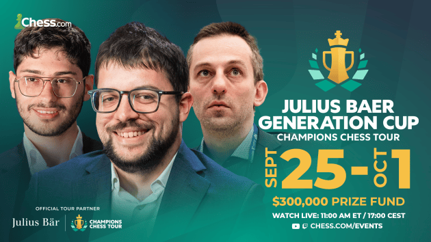 Julius Baer Generation Cup: The Final Leg of the 2024 Champions Chess Tour  