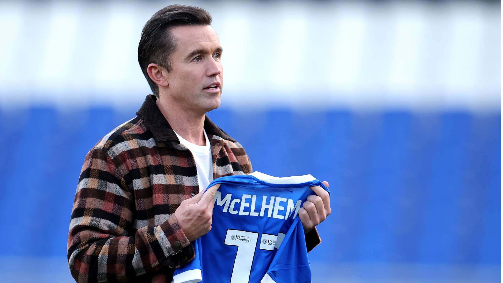 Wrexham’s McElhenney reacts to ‘Welcome to Birmingham’ post  