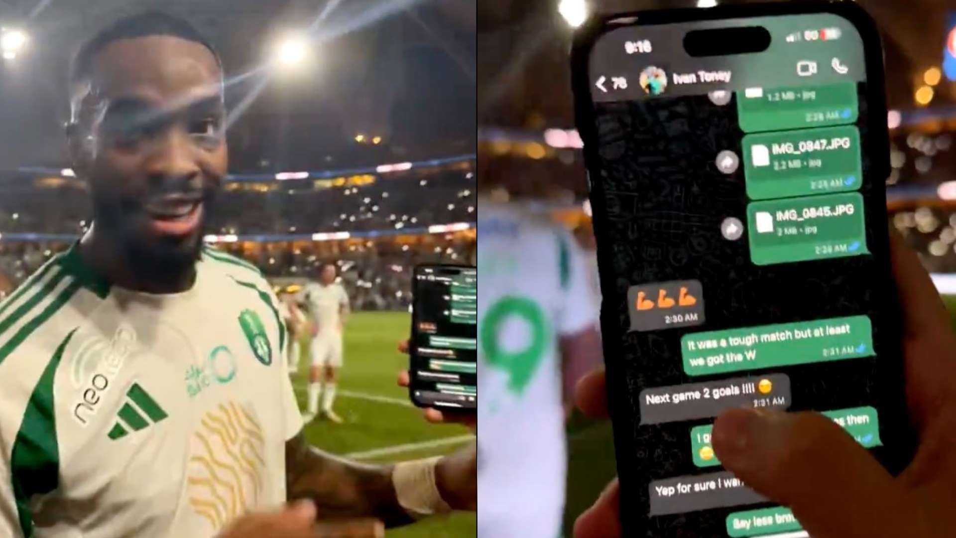 'Next game 2 goals' - Toney's promise to cameraman comes true  