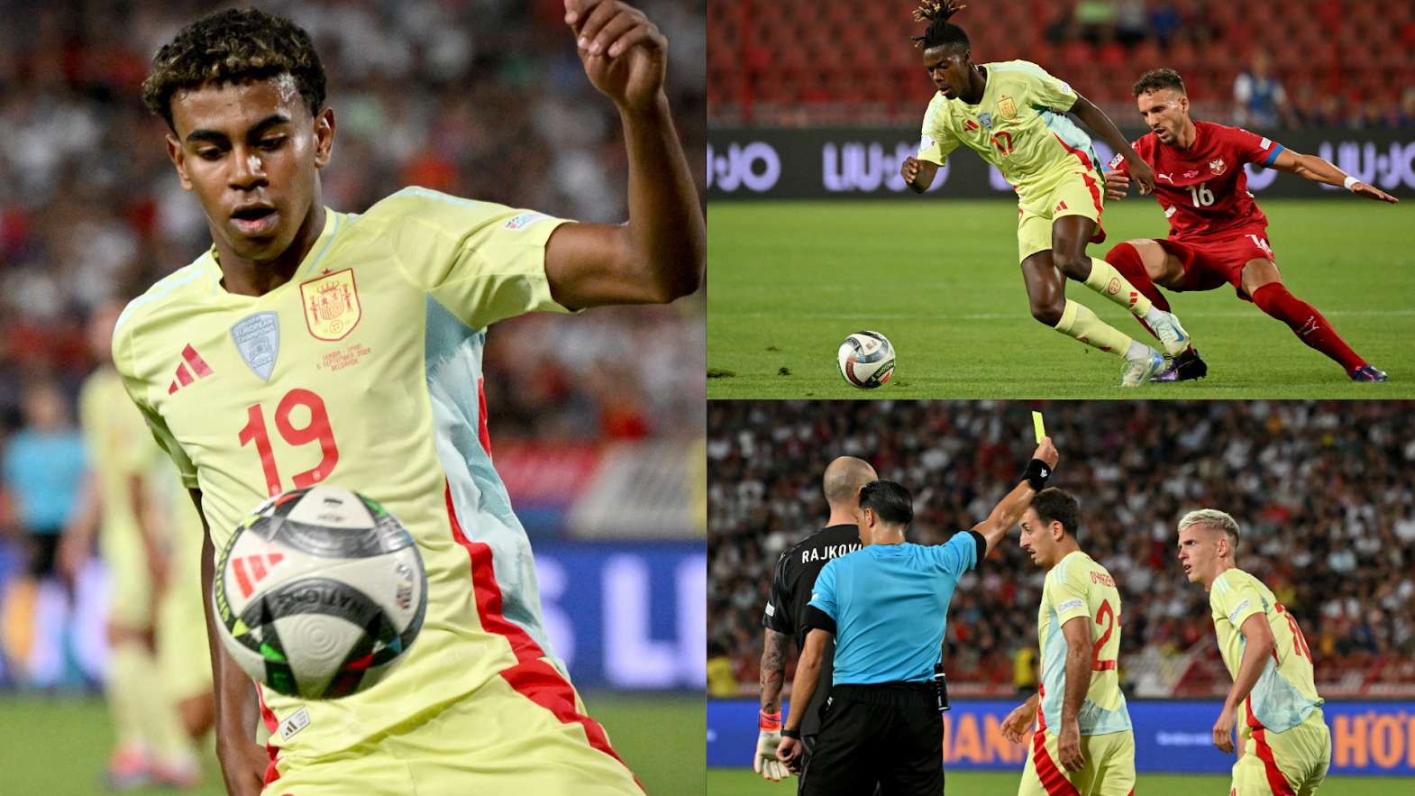 Yamal dazzles but Spain stumble to draw against Serbia  