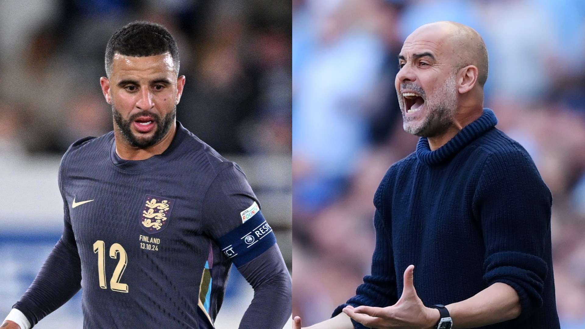 Furious Guardiola lets rip at England after Walker injury  