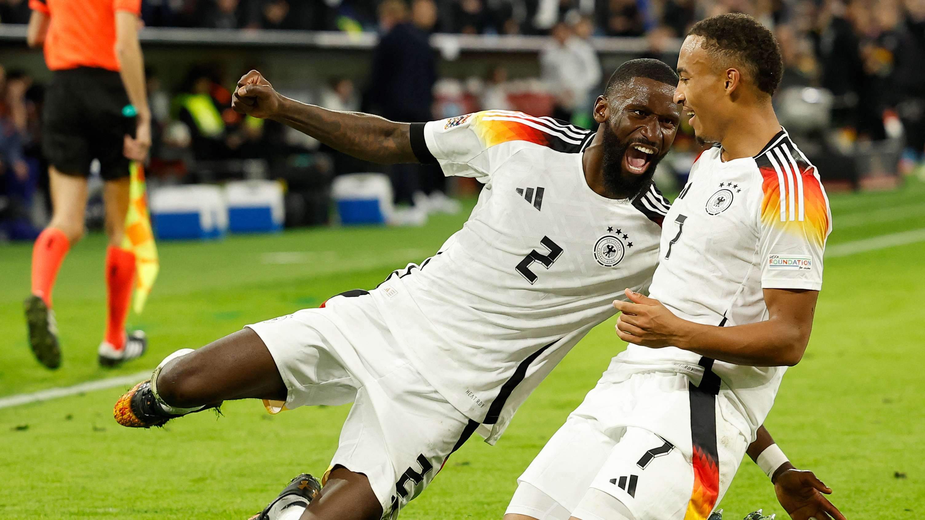 Leweling is Germany's unlikely hero with winner on debut  