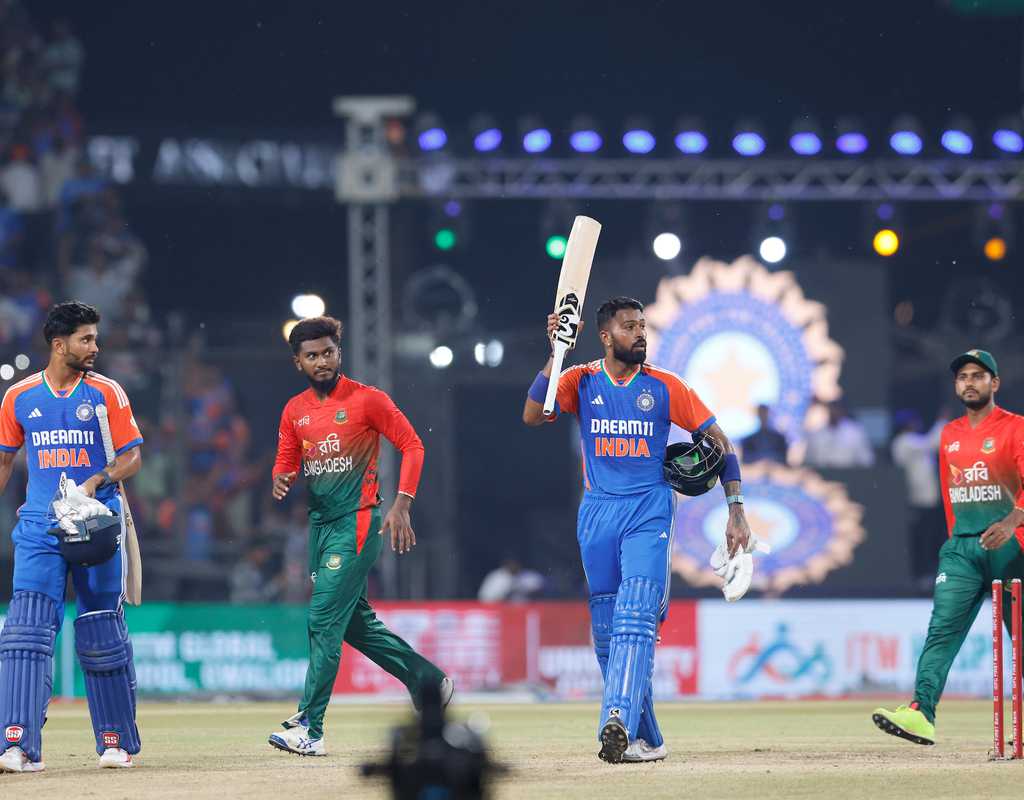 India school Bangladesh to go up 1-0  