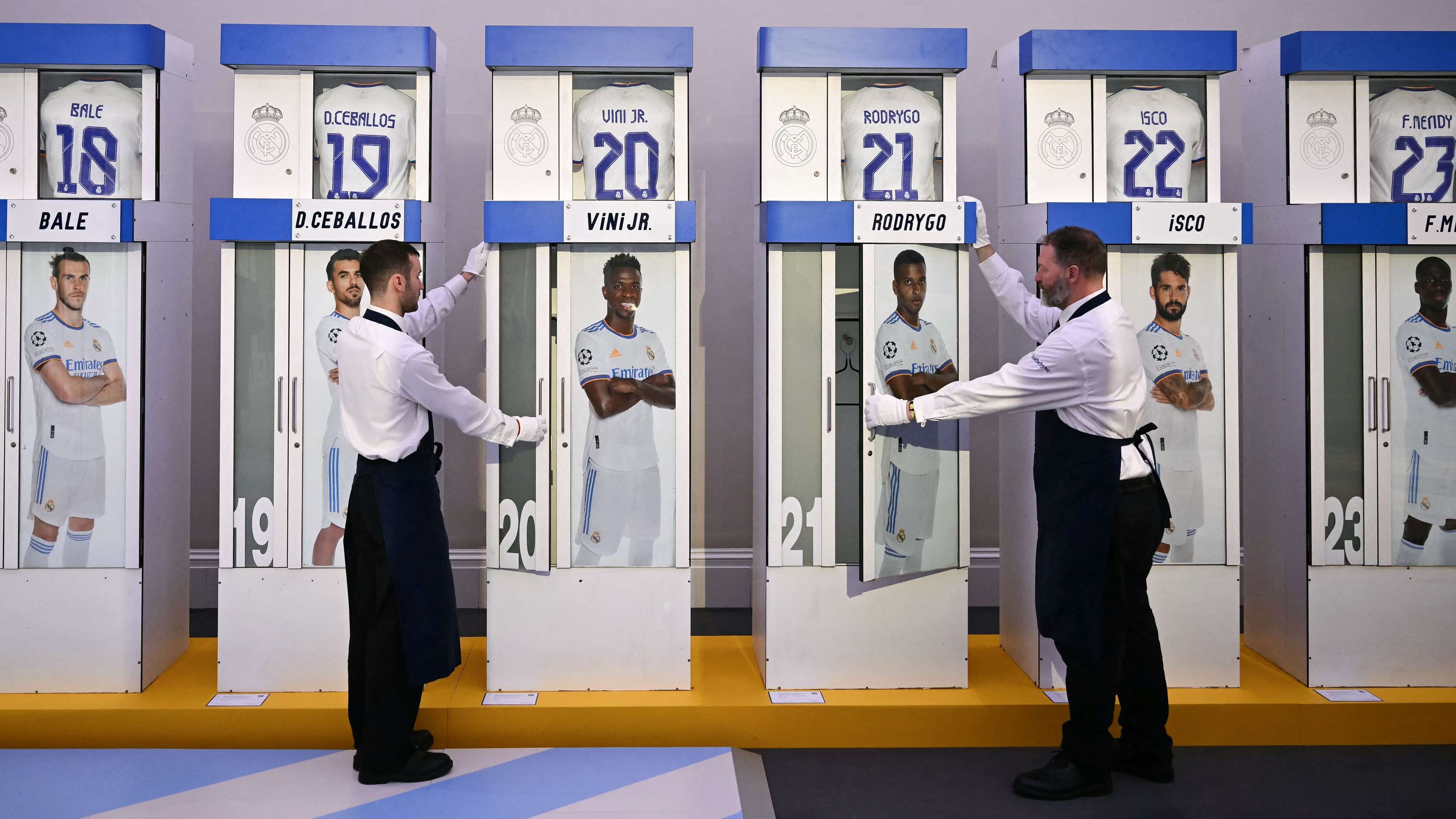 Tough times? Real Madrid auction off Bernabeu lockers  