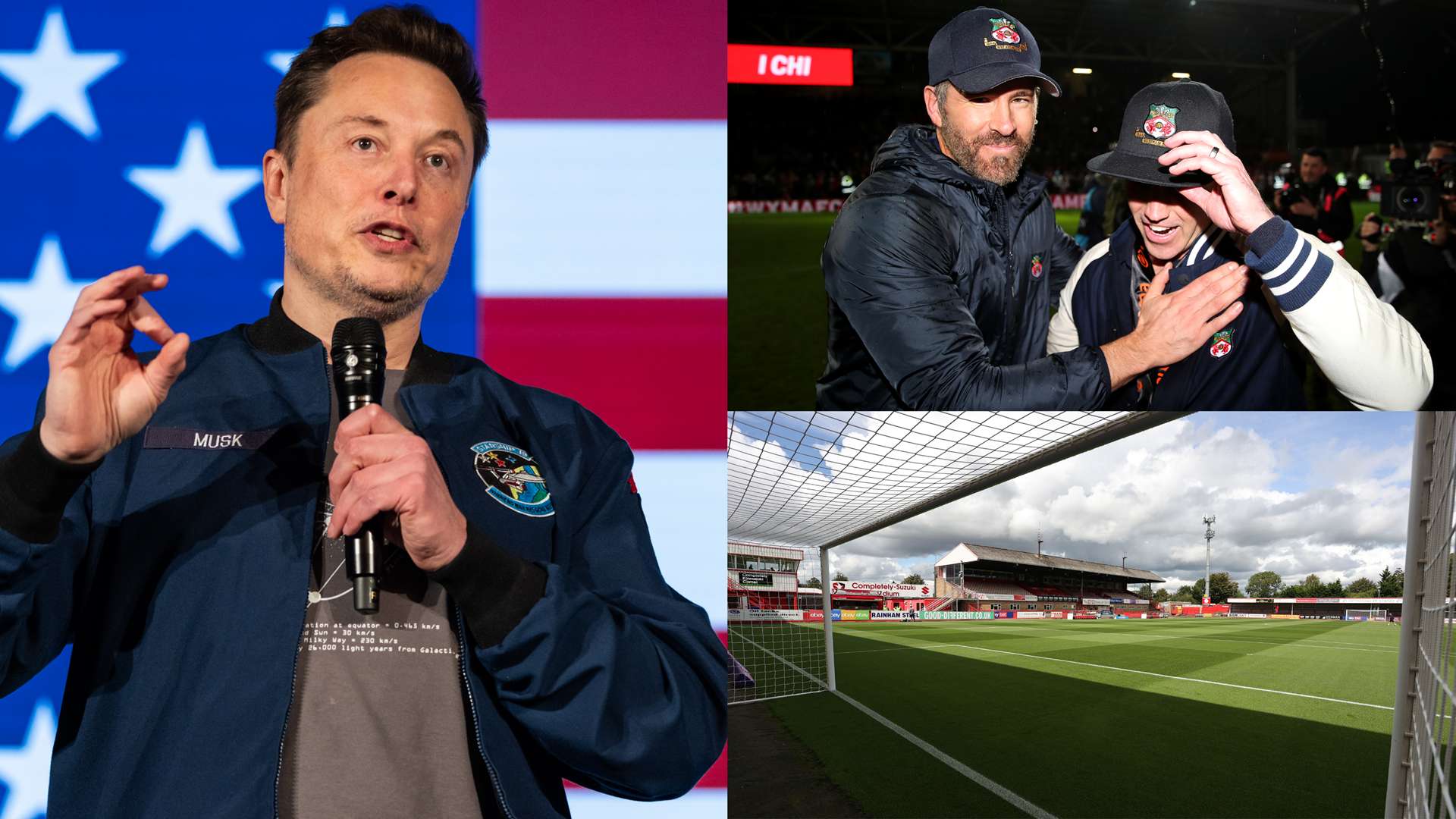 Musk to join Reynolds in EFL?! Takeover advice given to world's richest man  