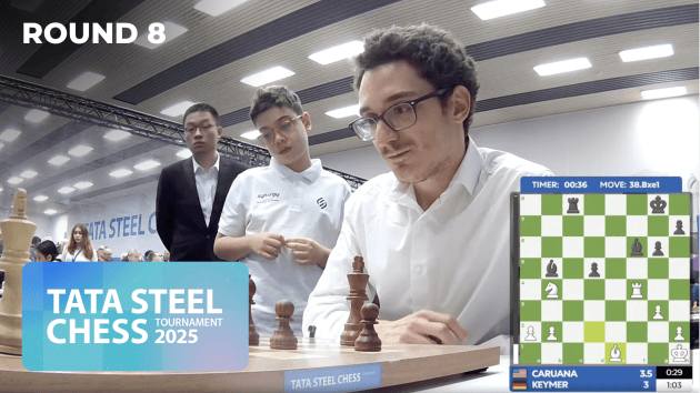 Caruana, Wei Yi Join Tata Steel Chess Title Race  