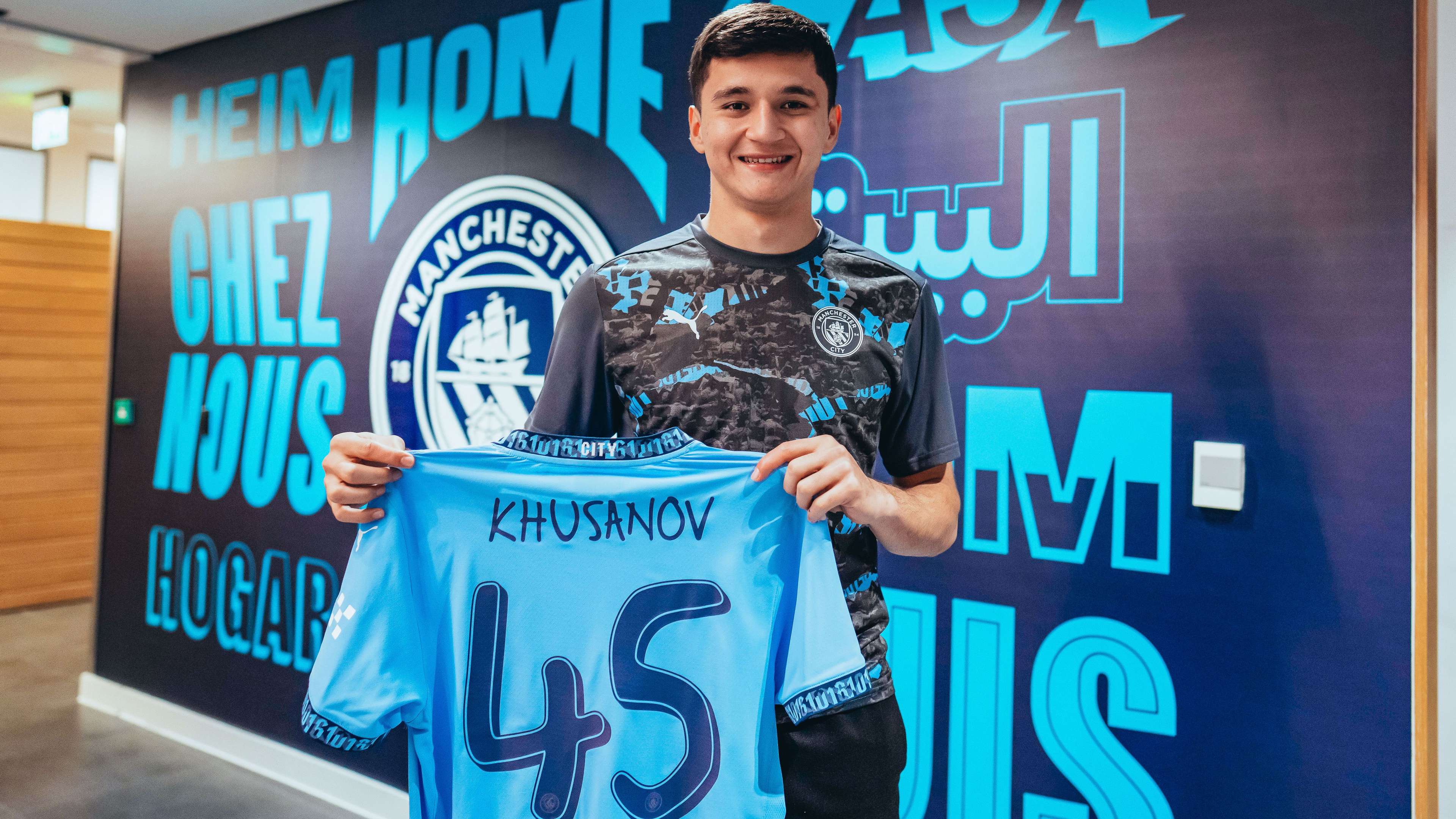 Man City sign 'really exciting' Khusanov in €40m transfer  