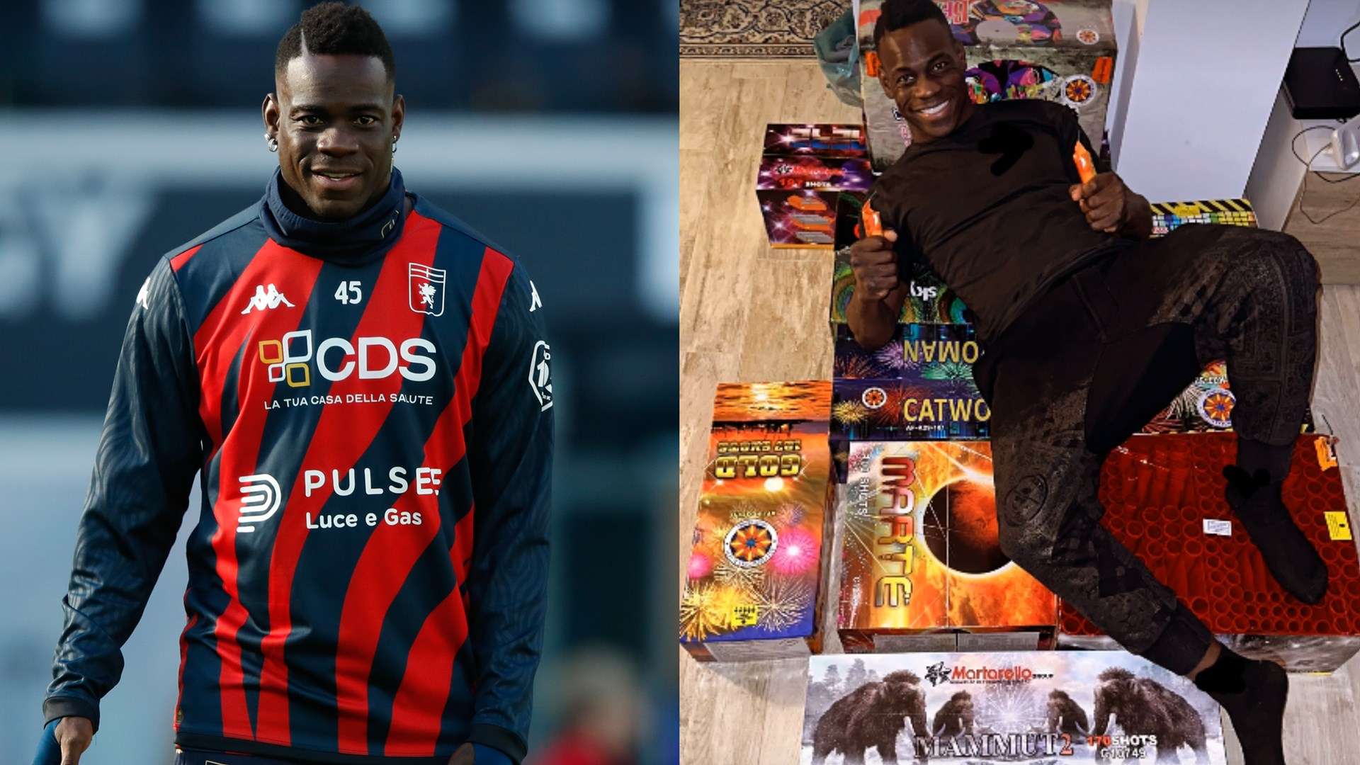 Balotelli stocks up on fireworks for NYE as he sends reminder to Man City  
