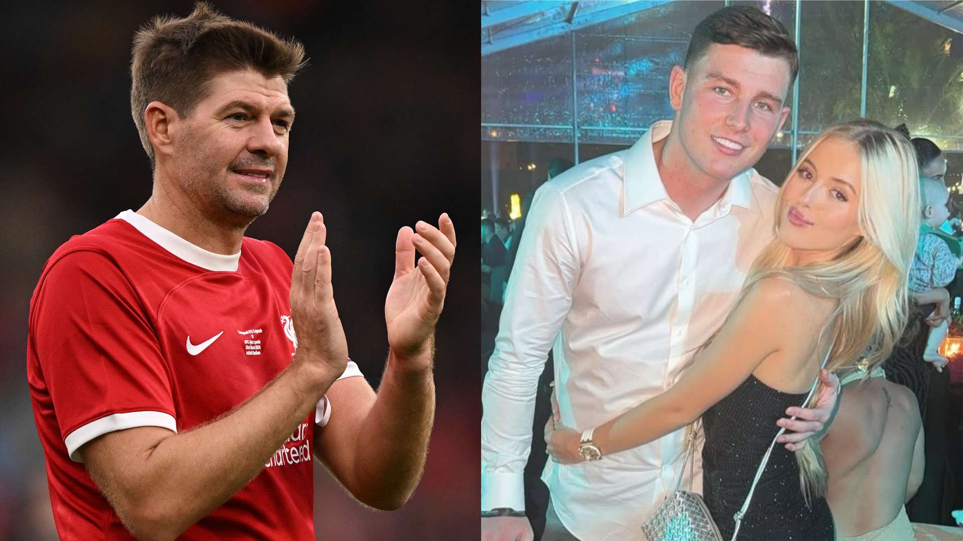 Gerrard responds to news of daughter’s baby with gangster’s son  