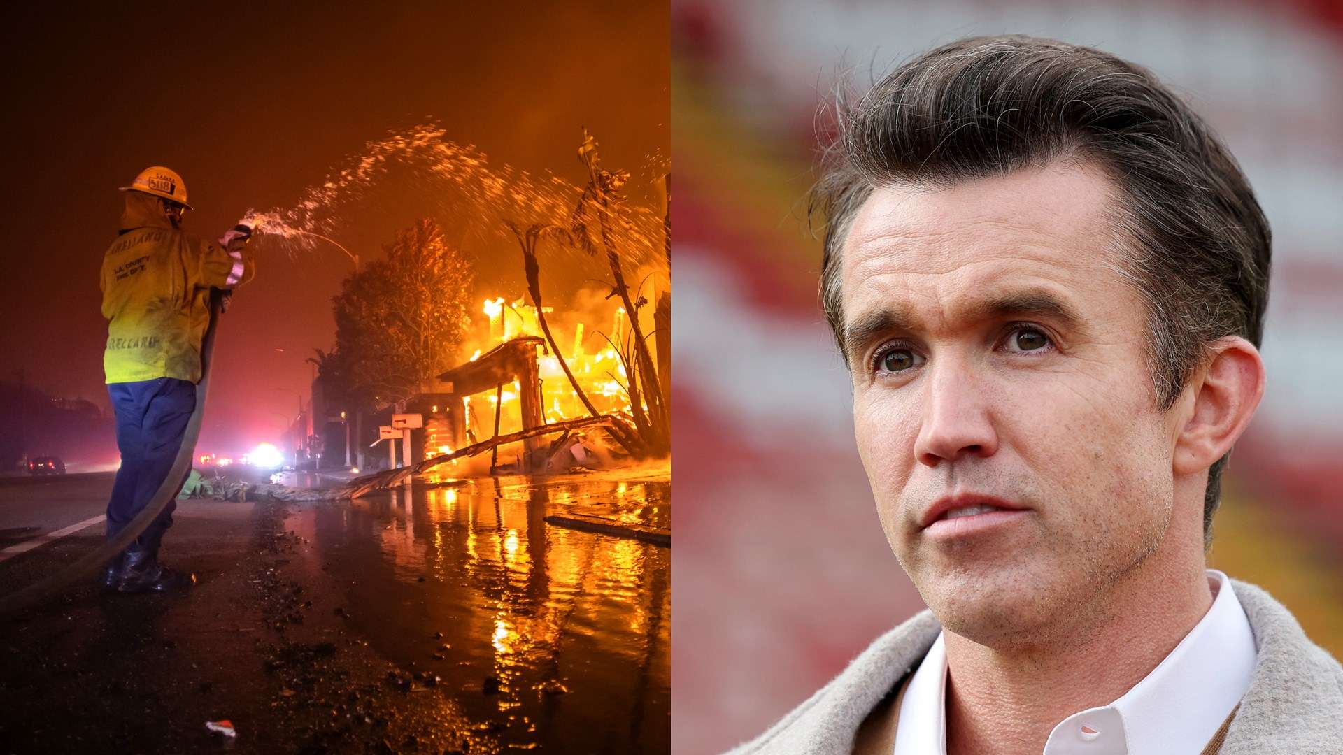 'Our family is safe' - McElhenney shares update amid LA wildfires  