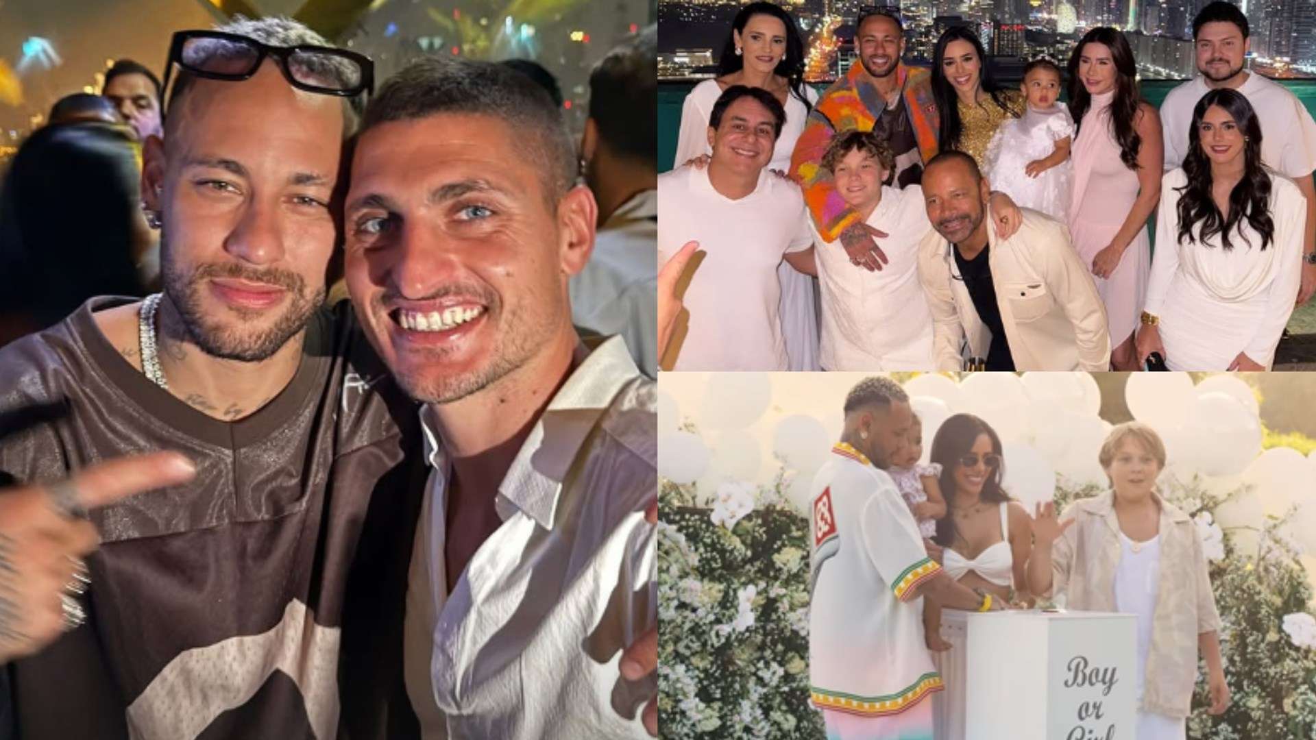 Neymar spends NYE with ex-PSG team-mate & pregnant girlfriend Bruna  
