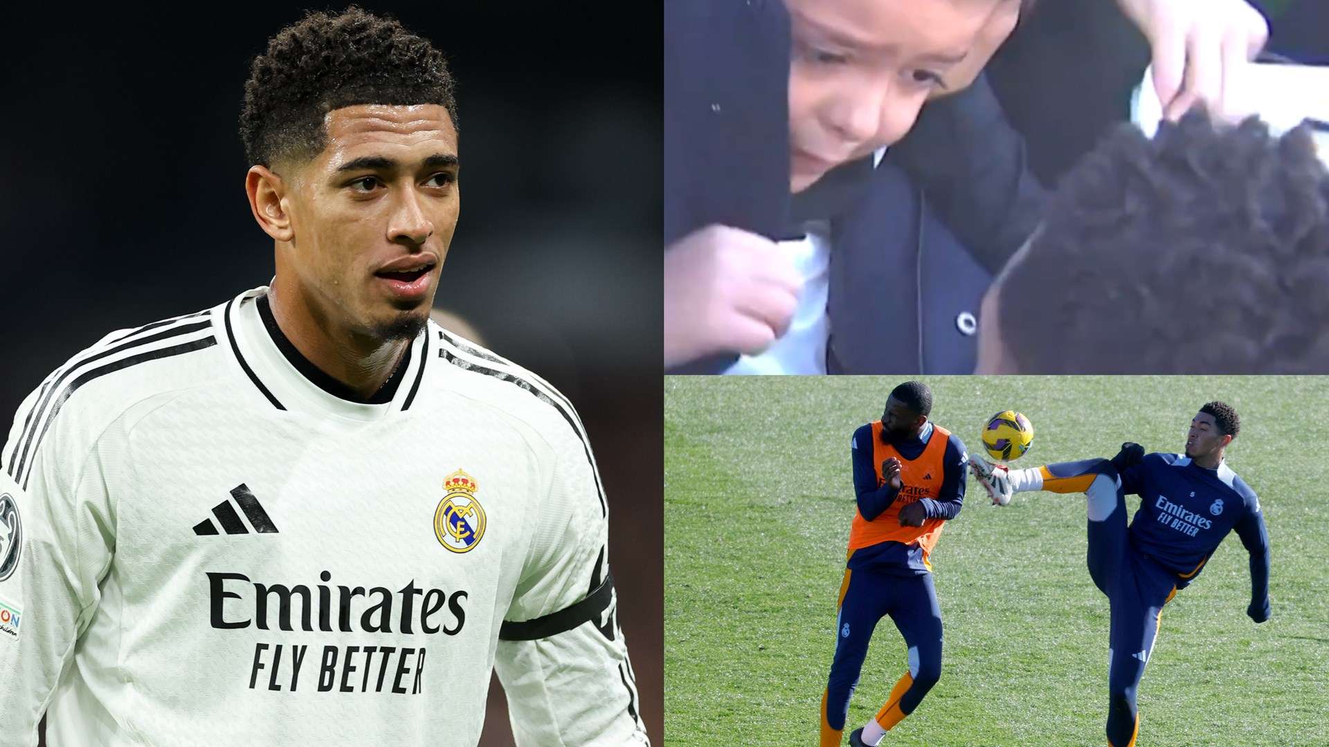 📽️ | Bellingham comforts crying young Real fan in heartwarming moment  