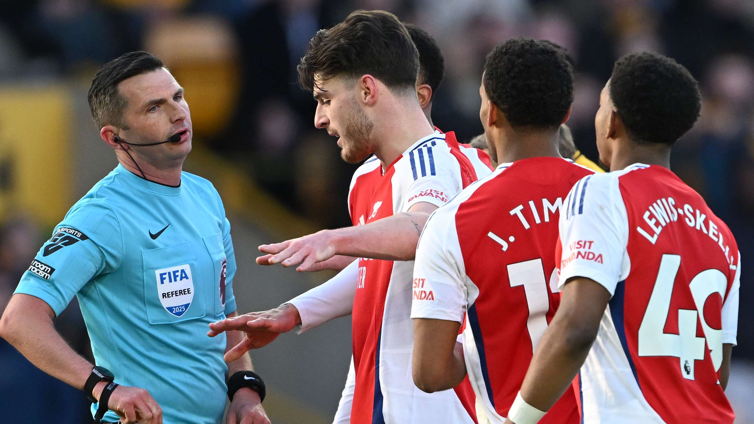 Arsenal hit with FA charge in wake of Lewis-Skelly red card  