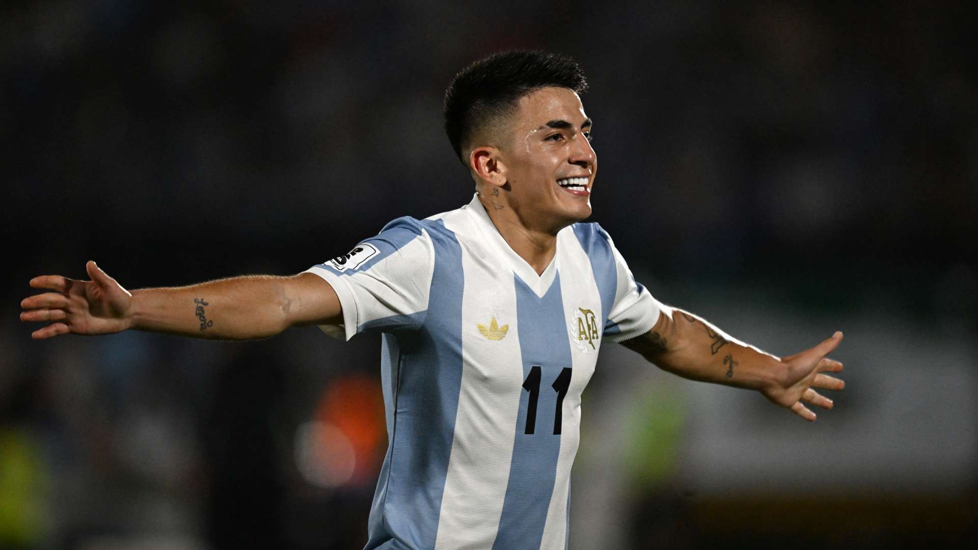 Almada plays hero in Messi's absence as Argentina edge Uruguay  