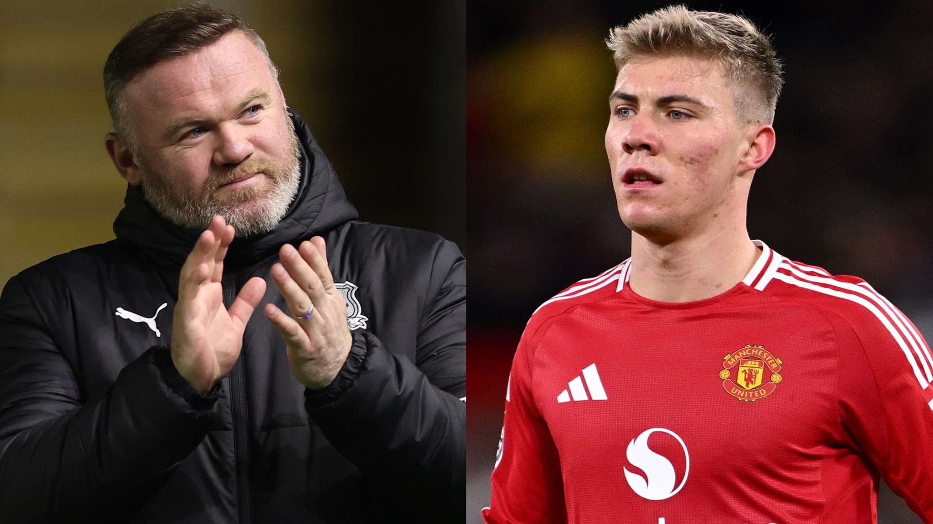 Rooney jumps to Hojlund's defence as he sends striking advice  