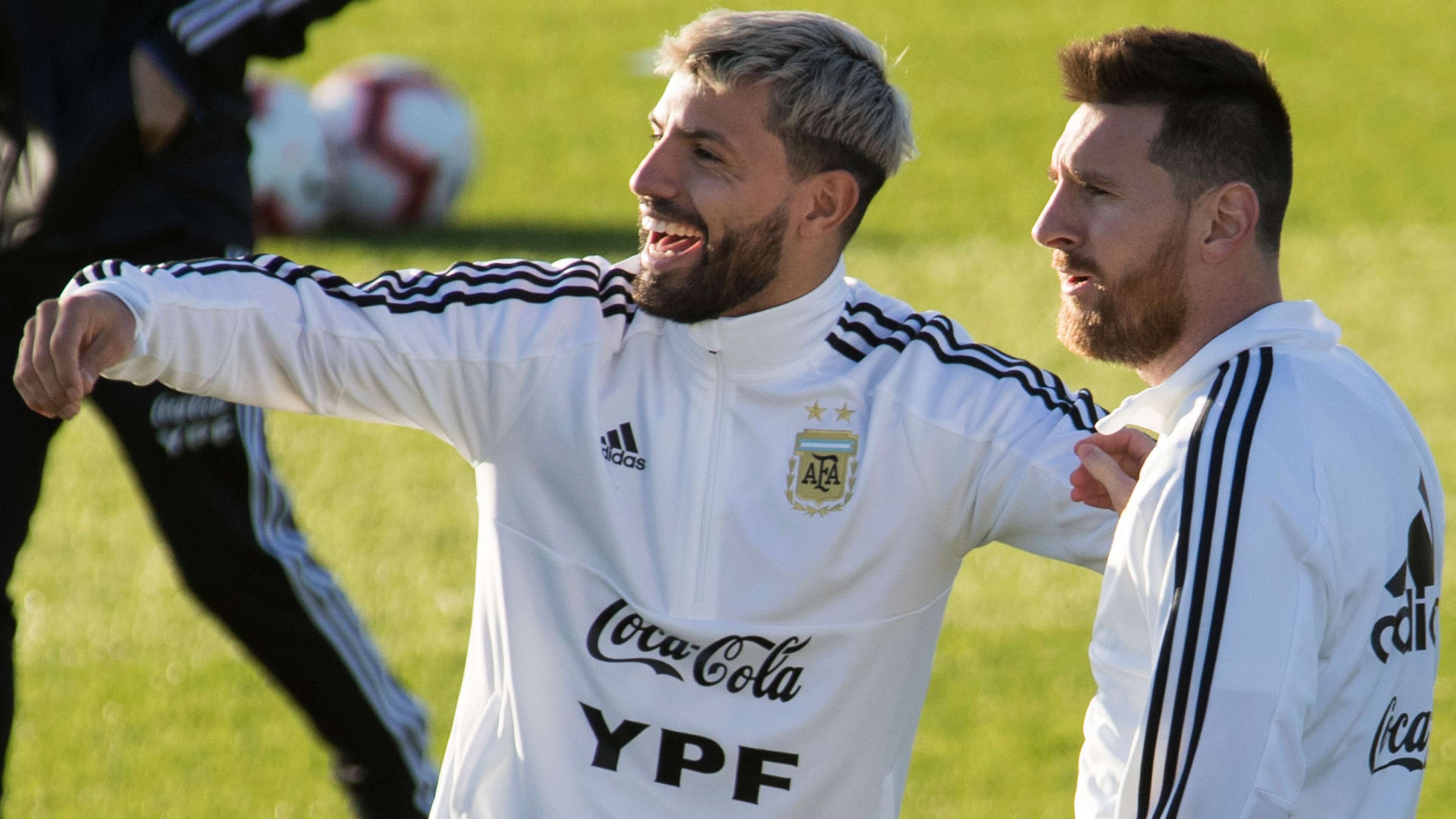 Messi reacts as Aguero appears to think about retirement U-turn for Club World Cup  