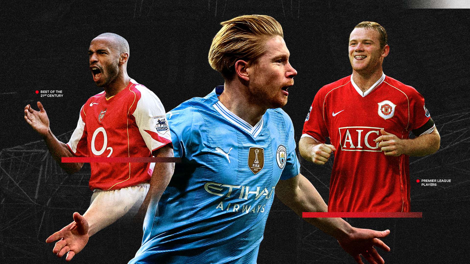 KDB & the top 25 Premier League players of the 21st century  