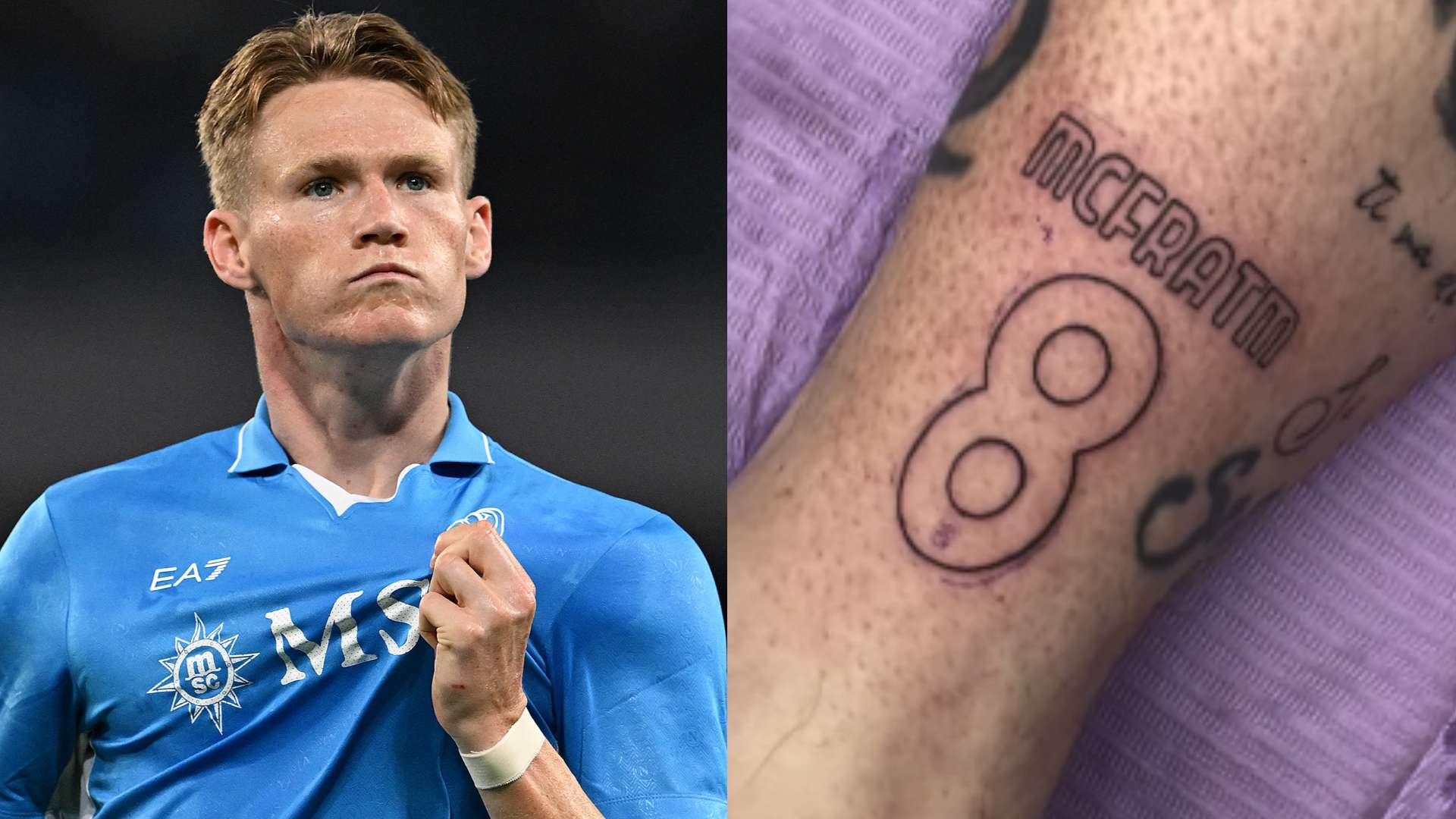McTominay is immortal! Napoli fan gets special tattoo  