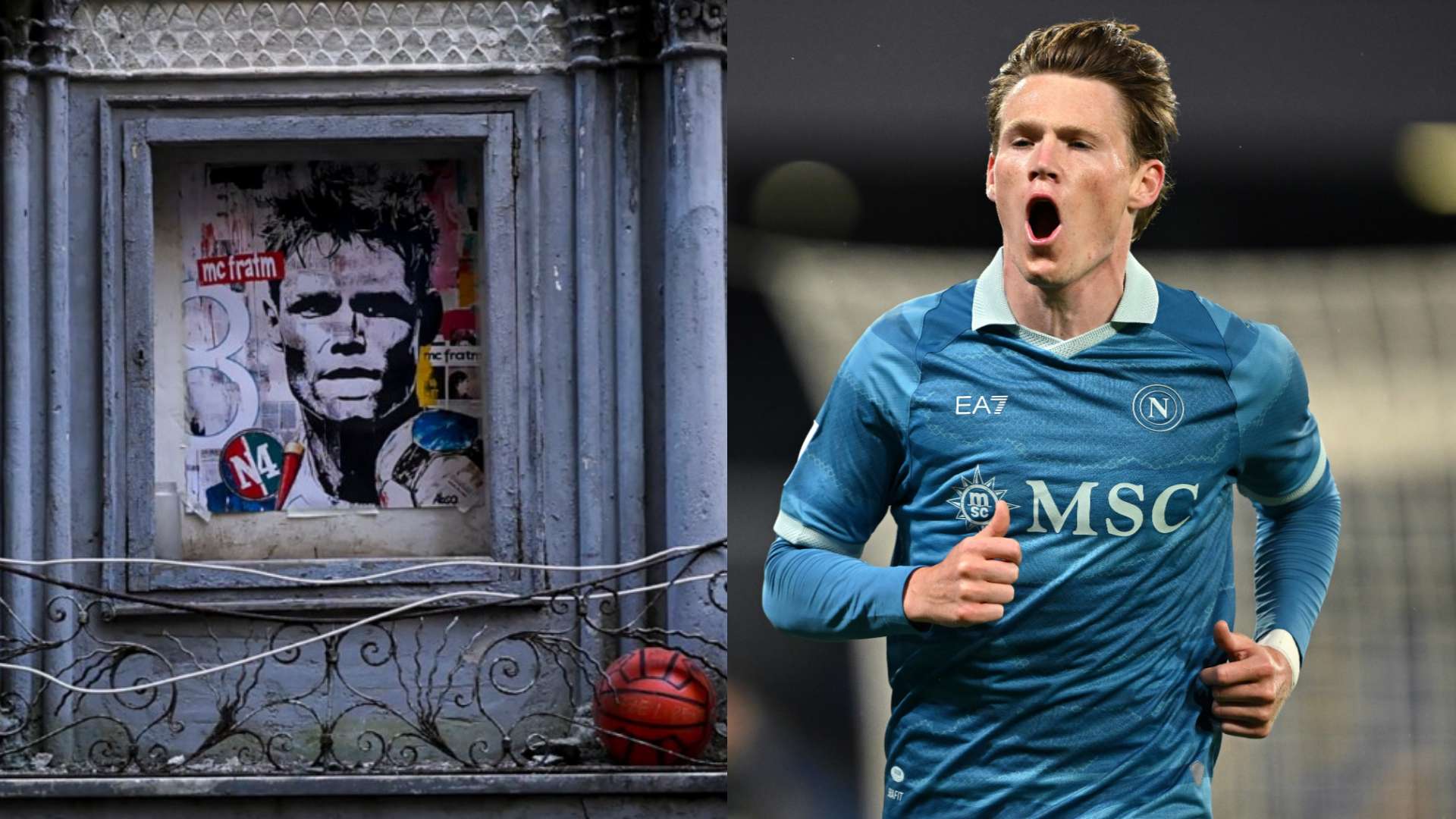 McTominay mania! Napoli fans dedicate shrine to Scotland star  