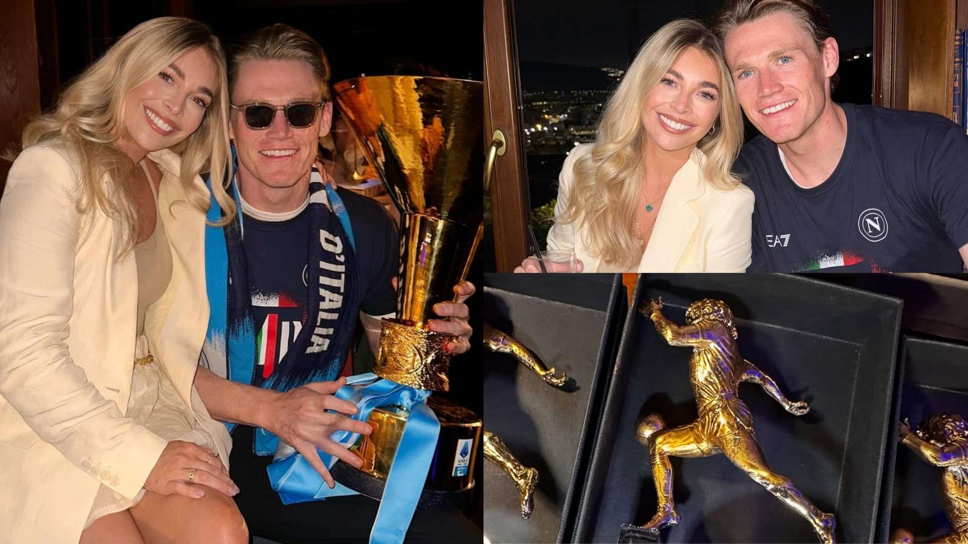 McTominay's girlfriend shows off trophy his collection  