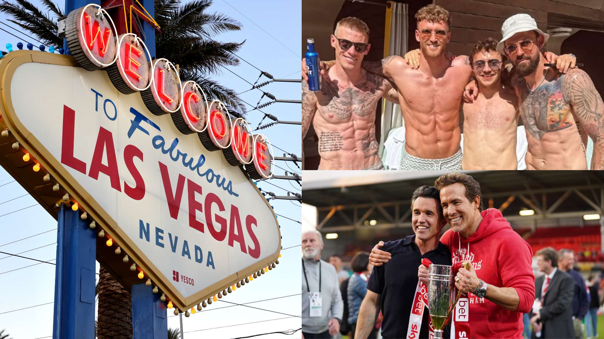 Drunken Wrexham stars rescued after getting stuck in Vegas LIFT  