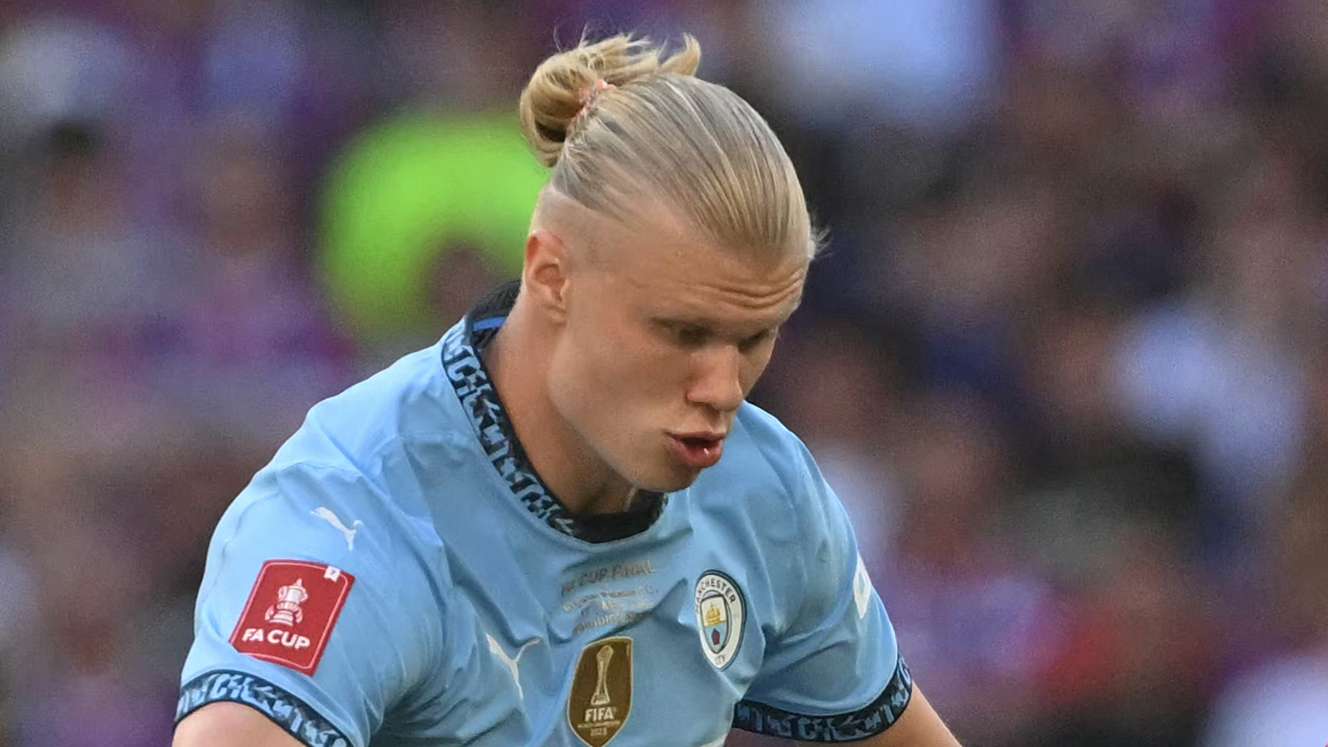 Haaland continues awful cup final record as Man City lose to Palace  