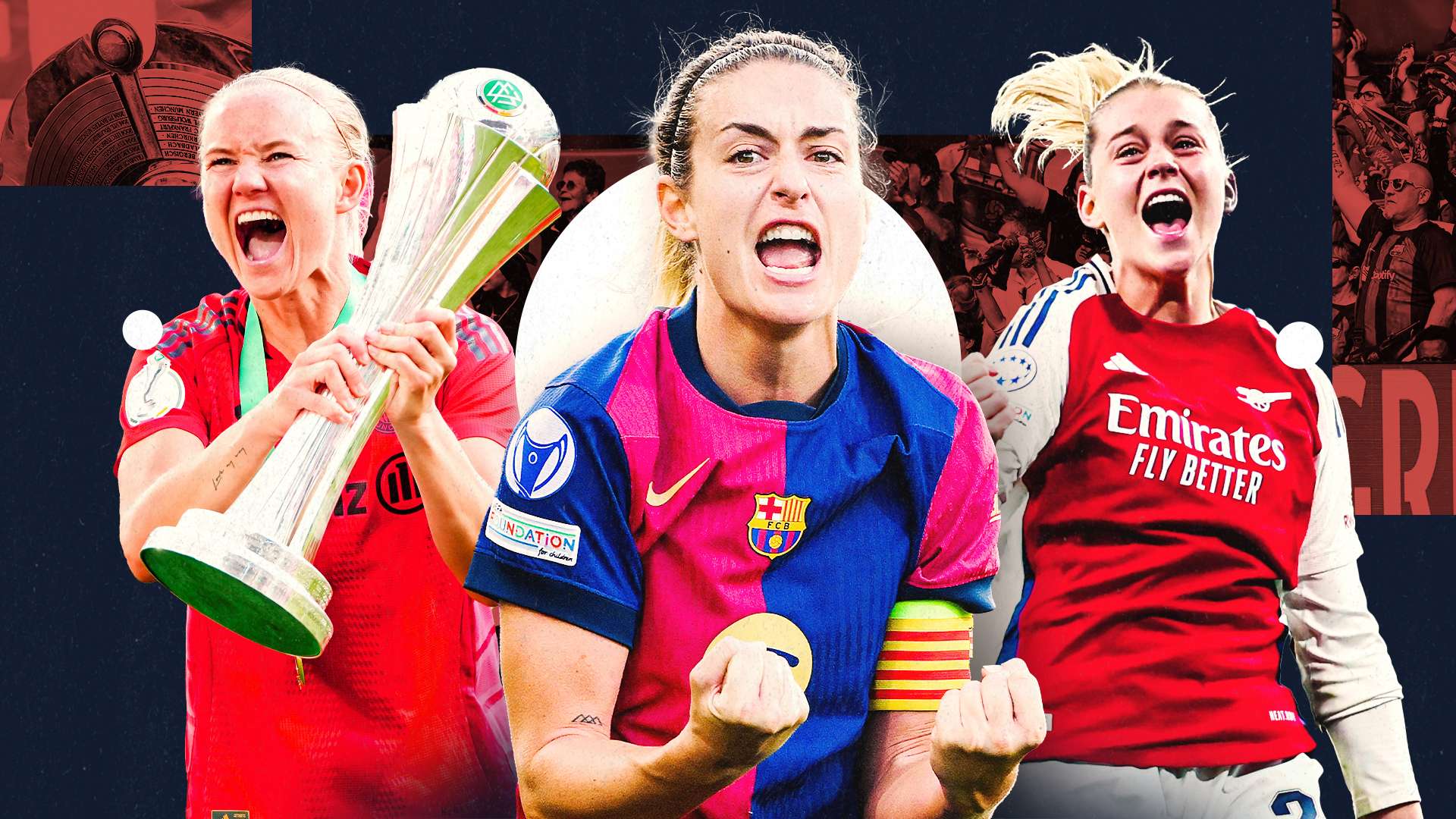 Top 20 women's players in Europe this season  