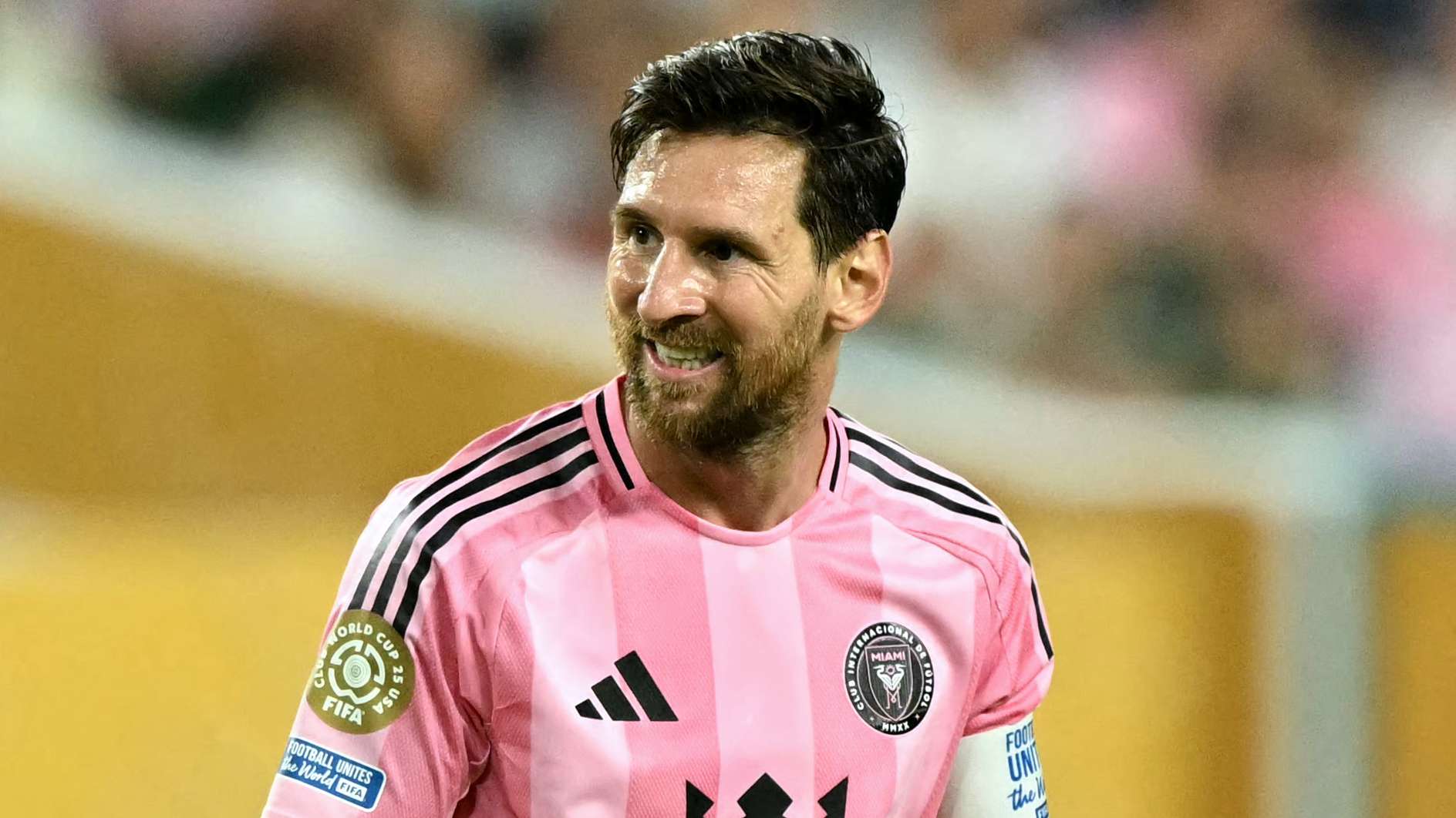 'Grumpy old man' Messi enjoys Smurfs birthday cake with wife  