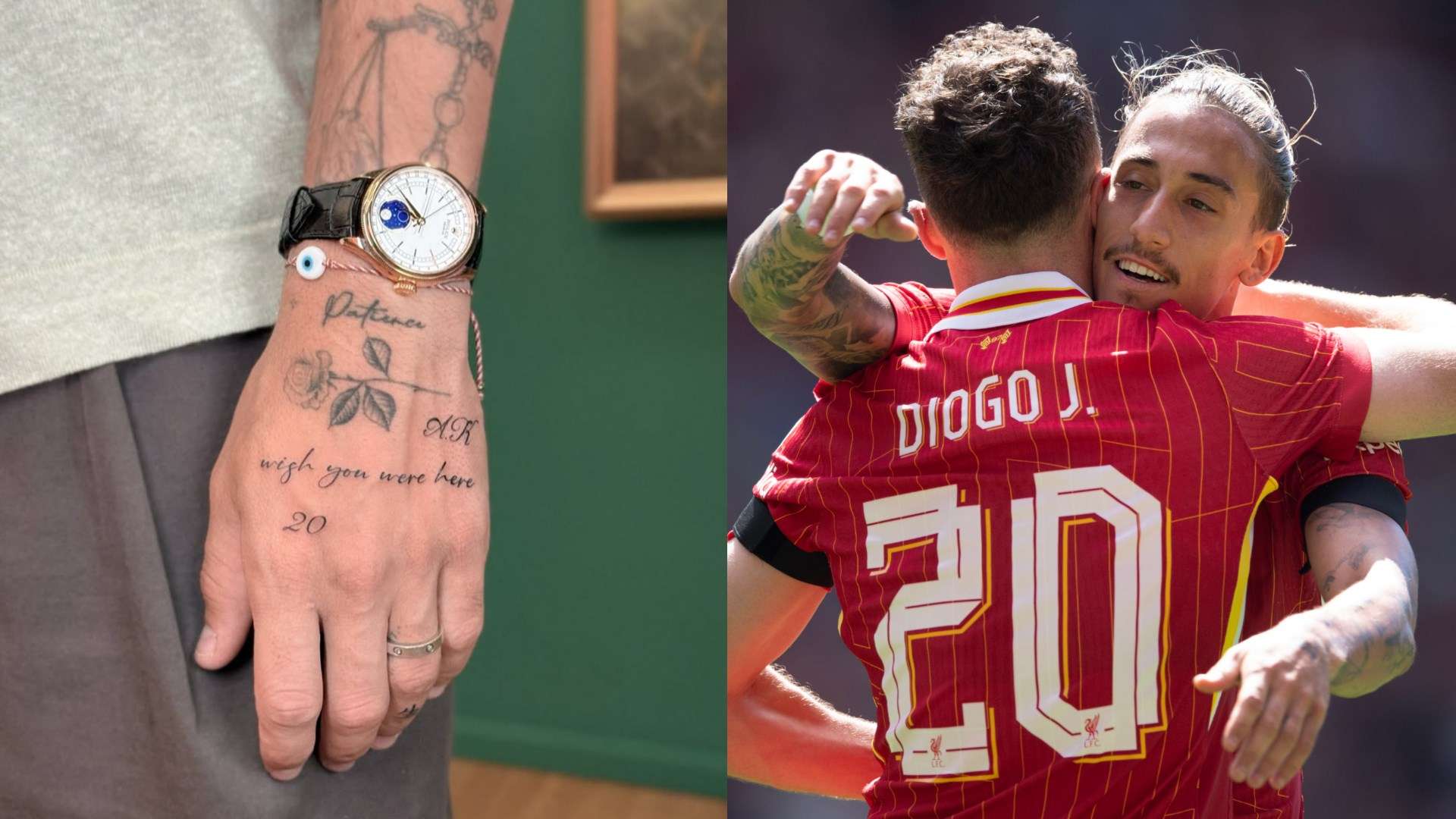 Tsimikas' touching tattoo tribute to Jota revealed  