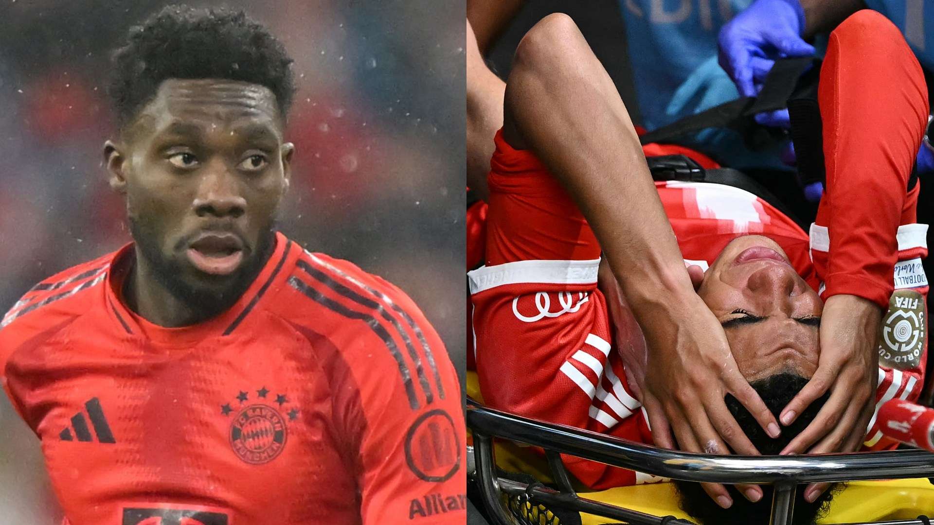 📽️ | Davies left with head in hands after watching Musiala suffer injury  