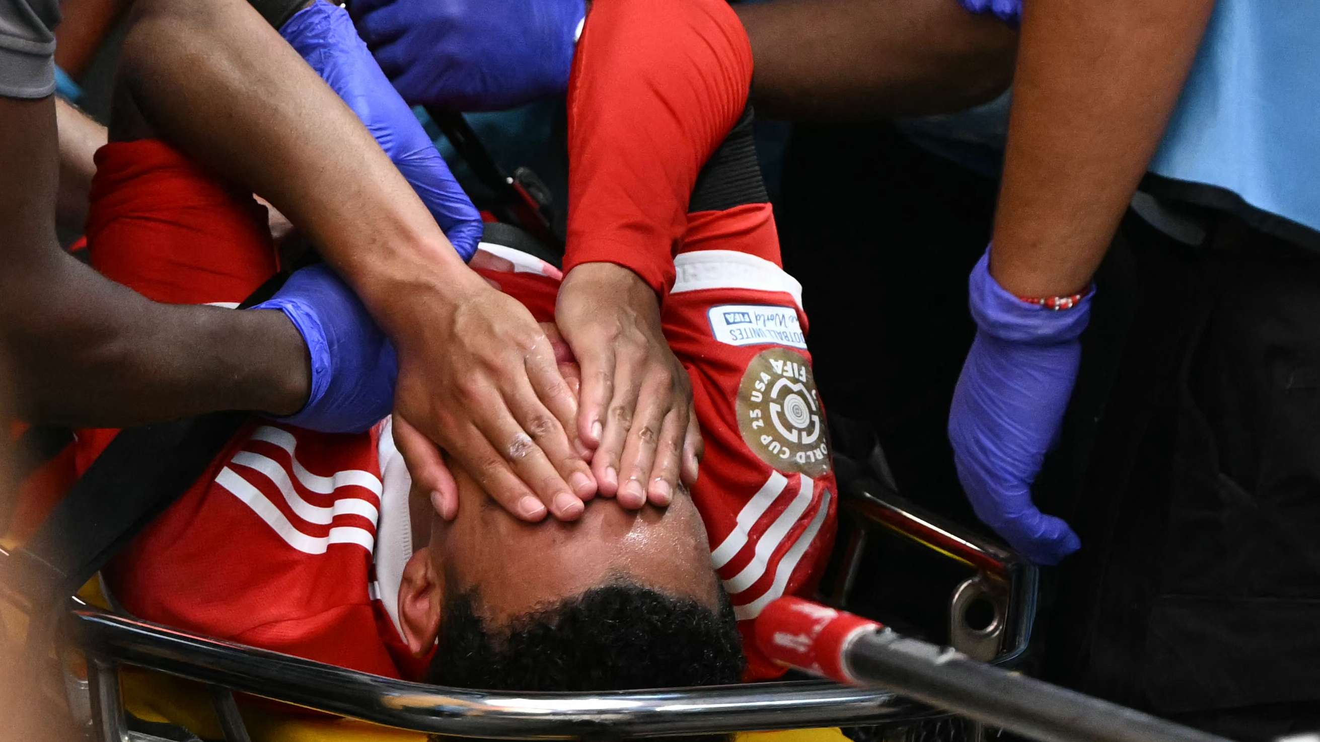 Musiala suffers horror injury after collision with Donnarumma  