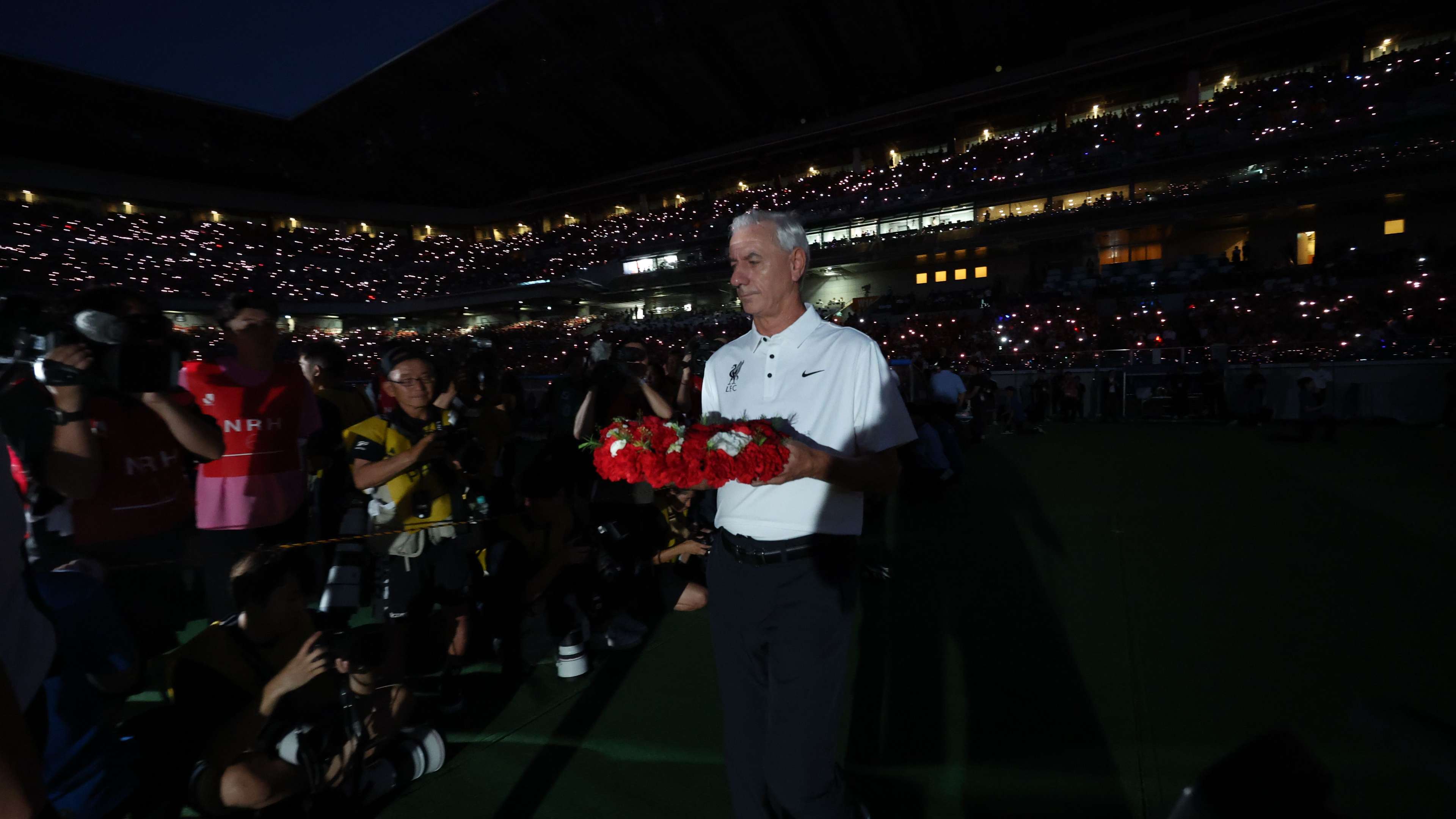 Liverpool legend Rush takes part in moving Jota tribute in Yokohama  