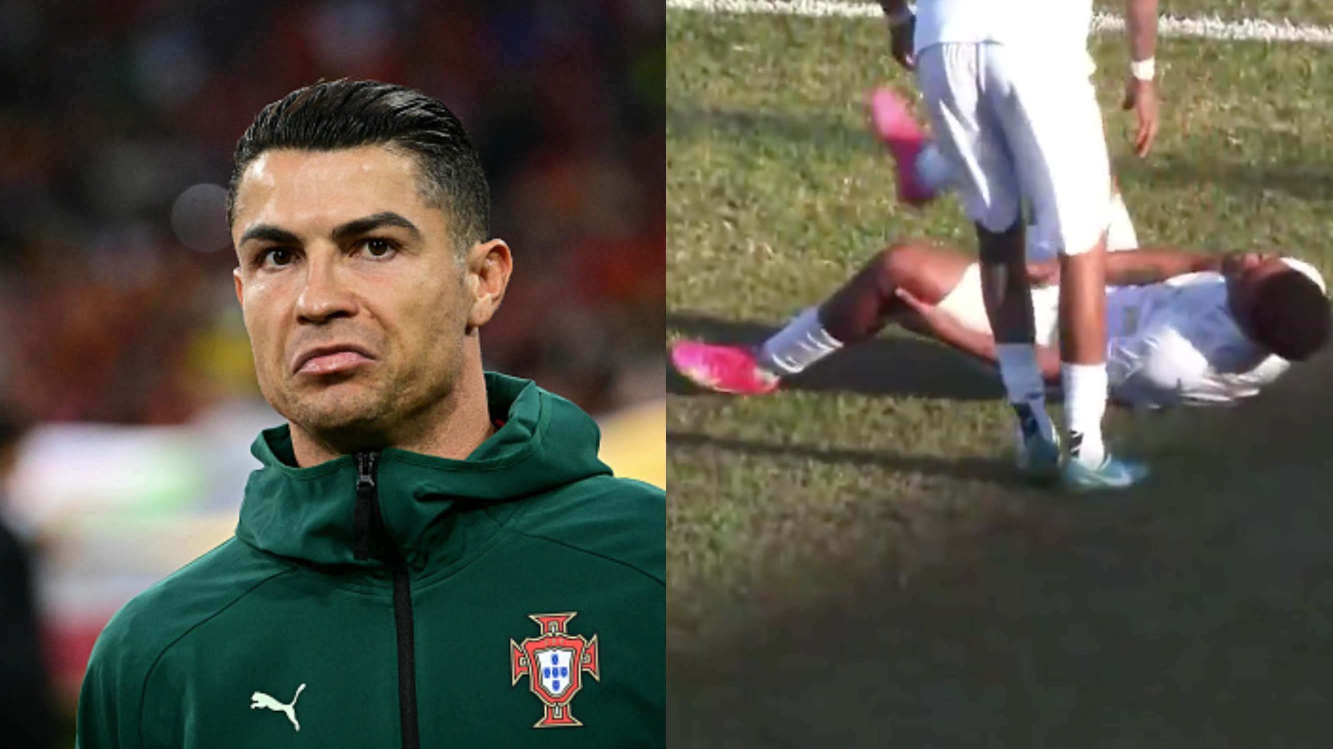📹 | Siuuu gone wrong! CR7 celebration delivers bizarre injury  