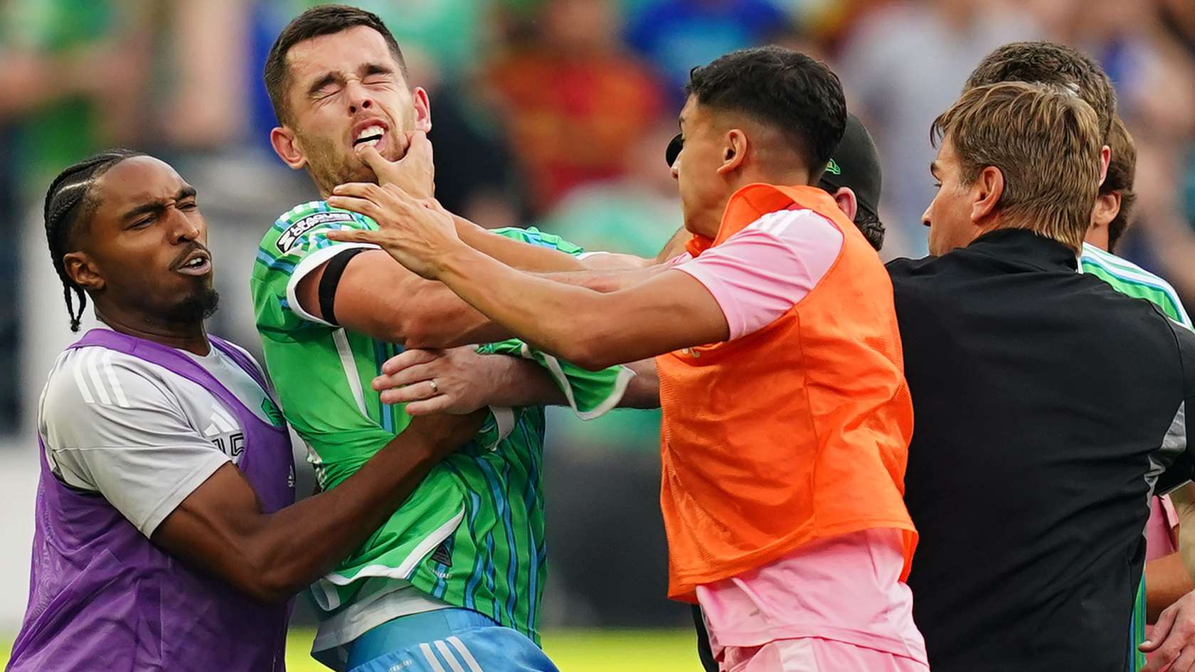 ‘None of us like this’ - Mascherano on Miami-Seattle brawl  