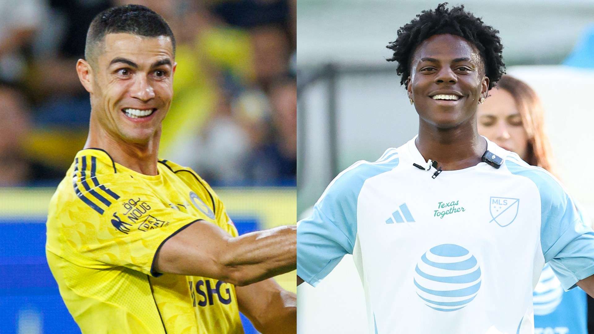 📽️ | Ronaldo directs IShowSpeed in drum beating celebration  