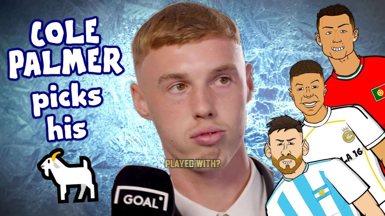🎥 | Palmer leaves Messi & CR7 in tears with GOAT choice  