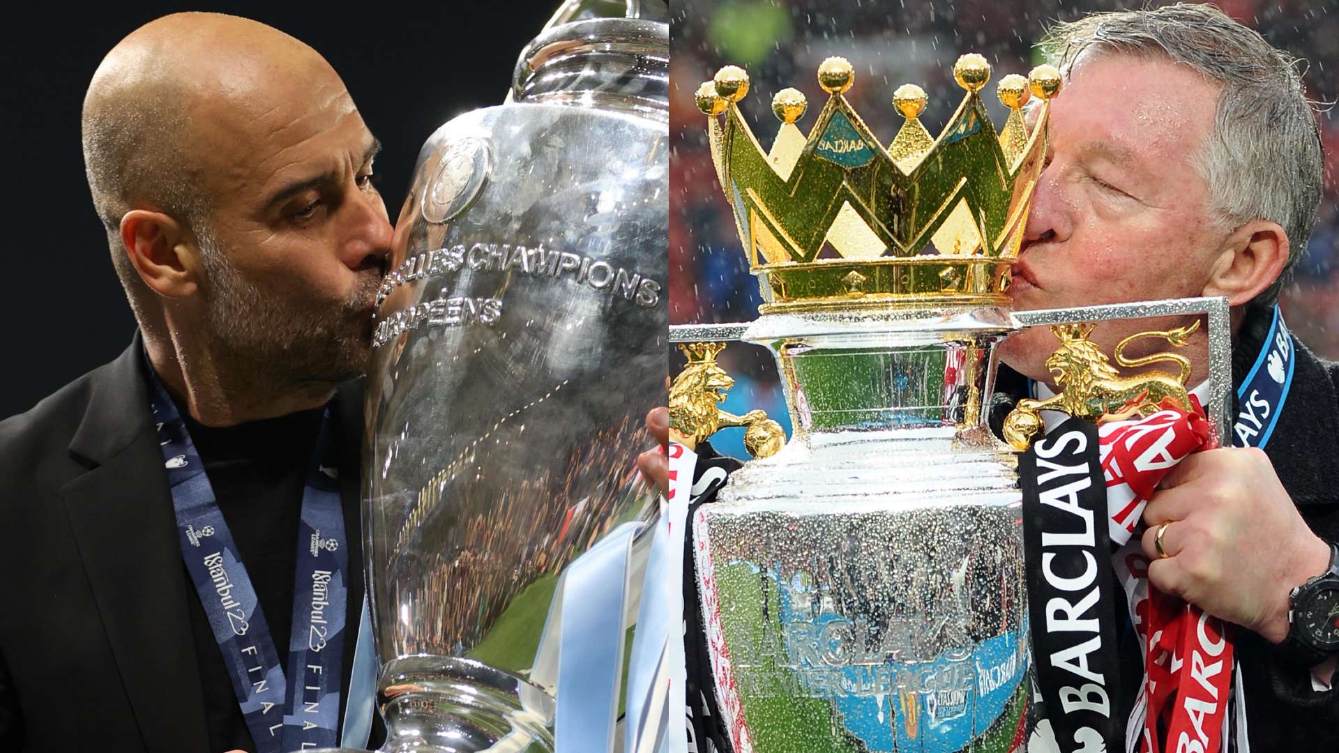 Ferguson toasts Pep as City boss joins exclusive '1,000 Club'  