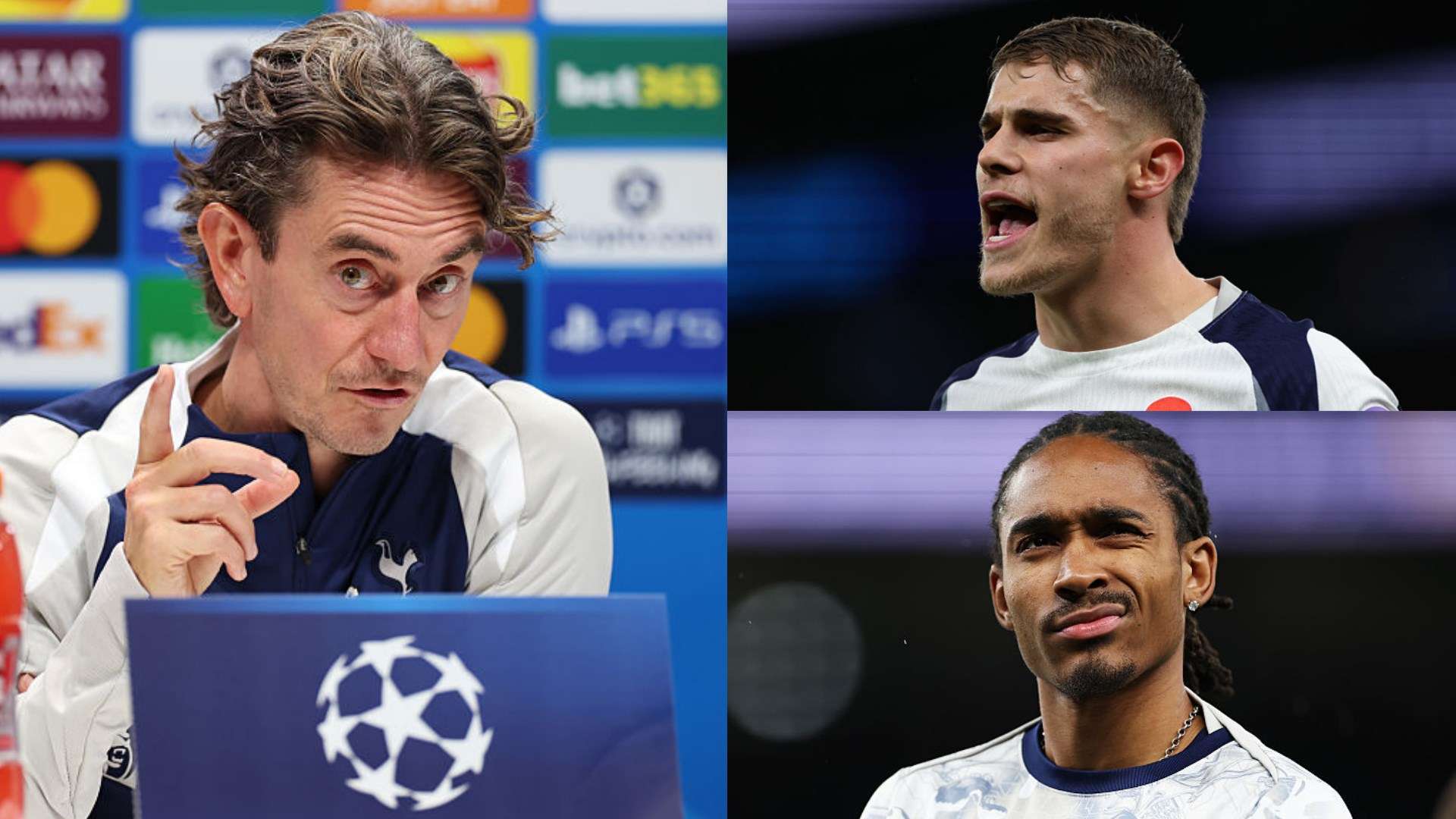 Spurs stars Spence and Van de Ven say 'sorry' to Frank for snub  