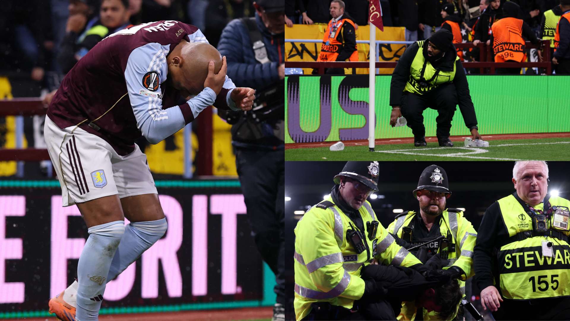 📽️ | Malen struck on head by object thrown from crowd  