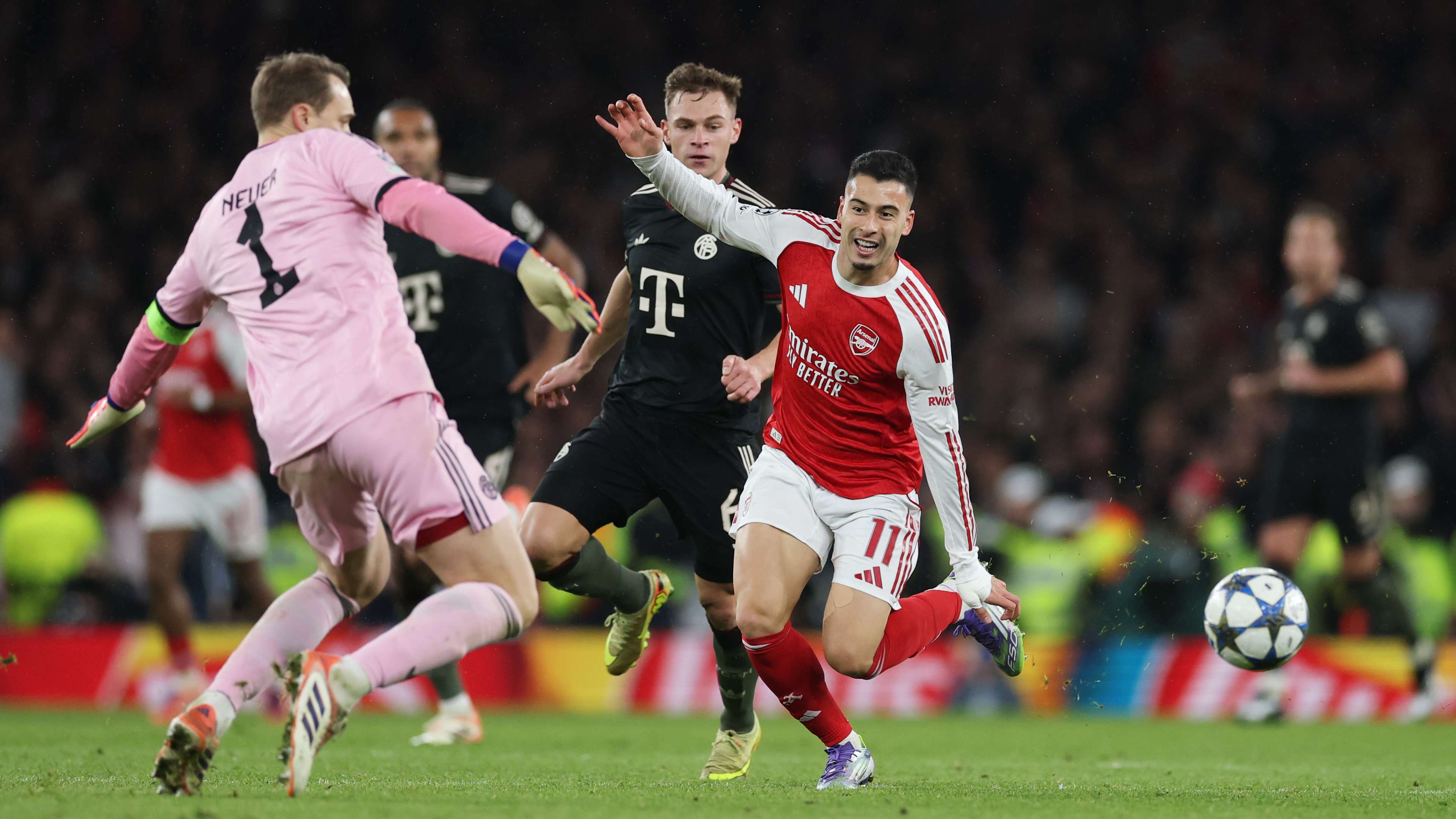 Neuer explains why he rushed at Martinelli in huge UCL blunder  