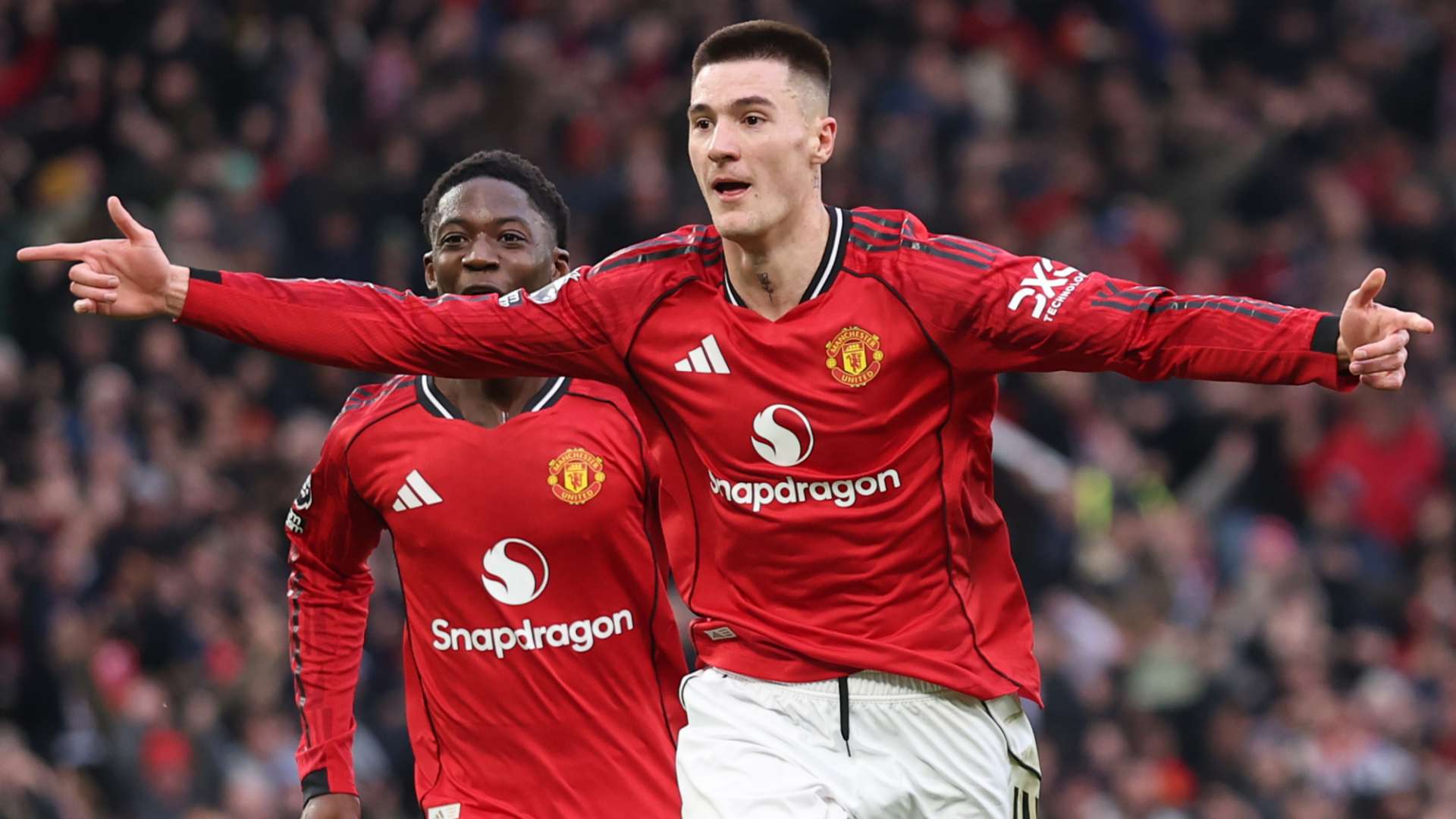 Man Utd hero Sesko admits Carrick has improved 'work rate'  