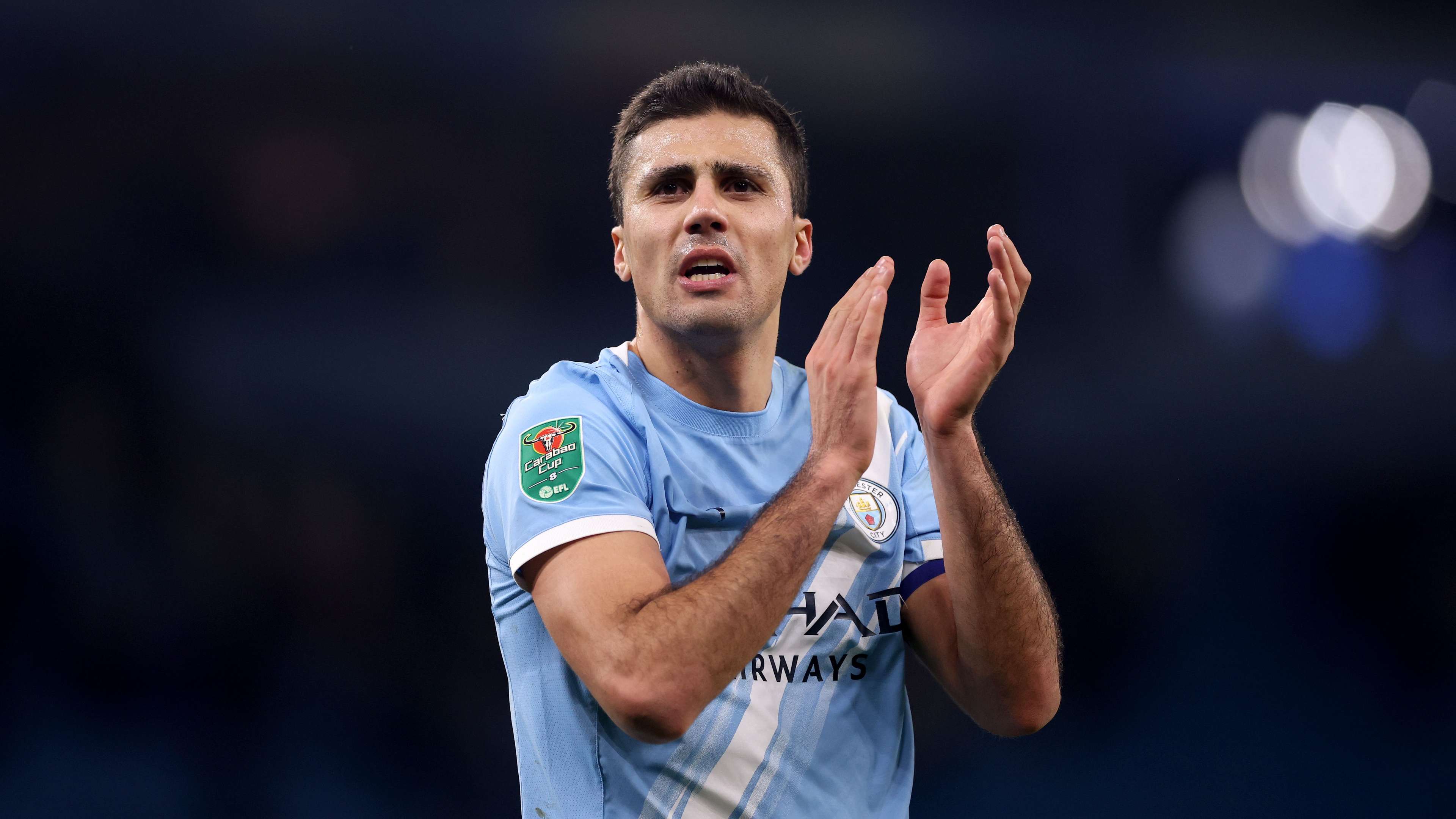 Man City star Rodri charged over referee criticism  