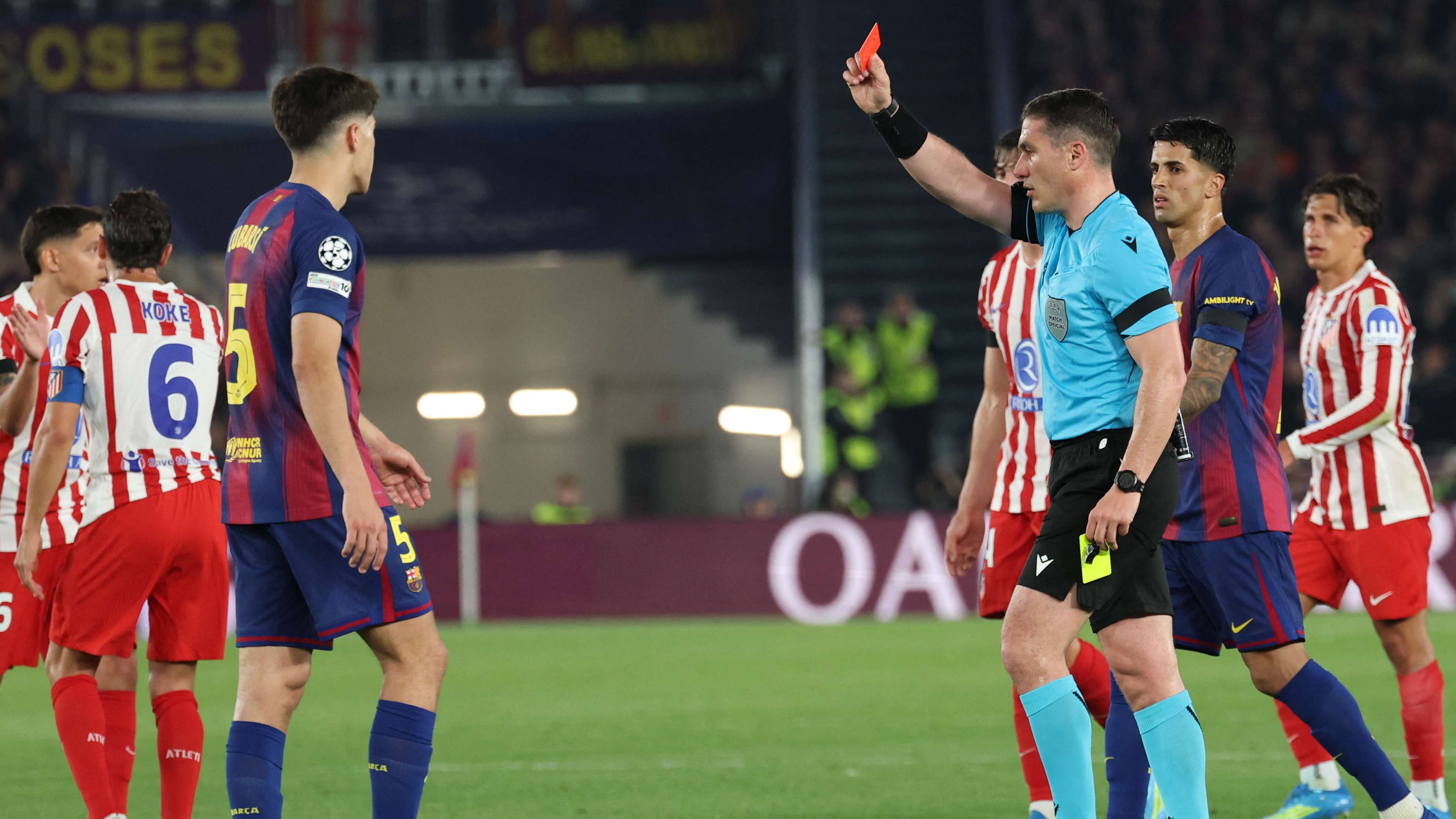 Atlético has mocked Barcelona and Real Madrid for complaining about the refereeing  