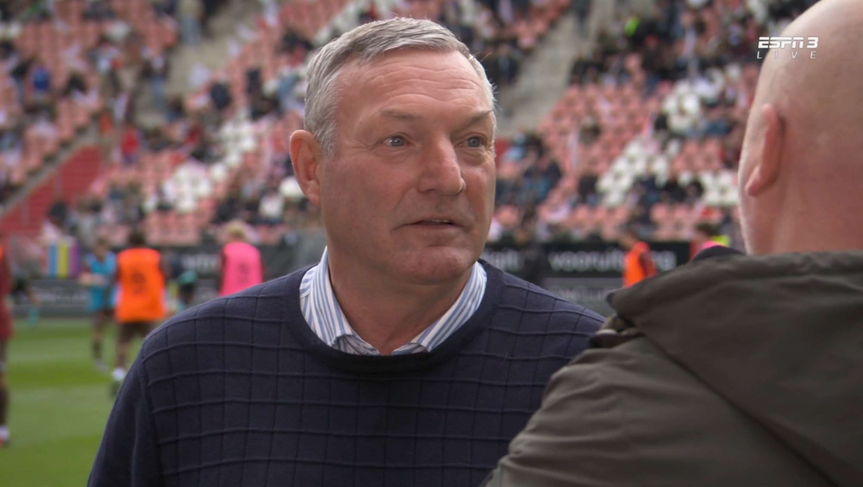 Ron Jans, visibly irritated, snapped, “This is unprofessional… You guys are really getting on my nerves!”  