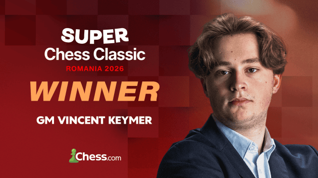 Keymer Wins Super Chess Classic With Final-Round Victory  