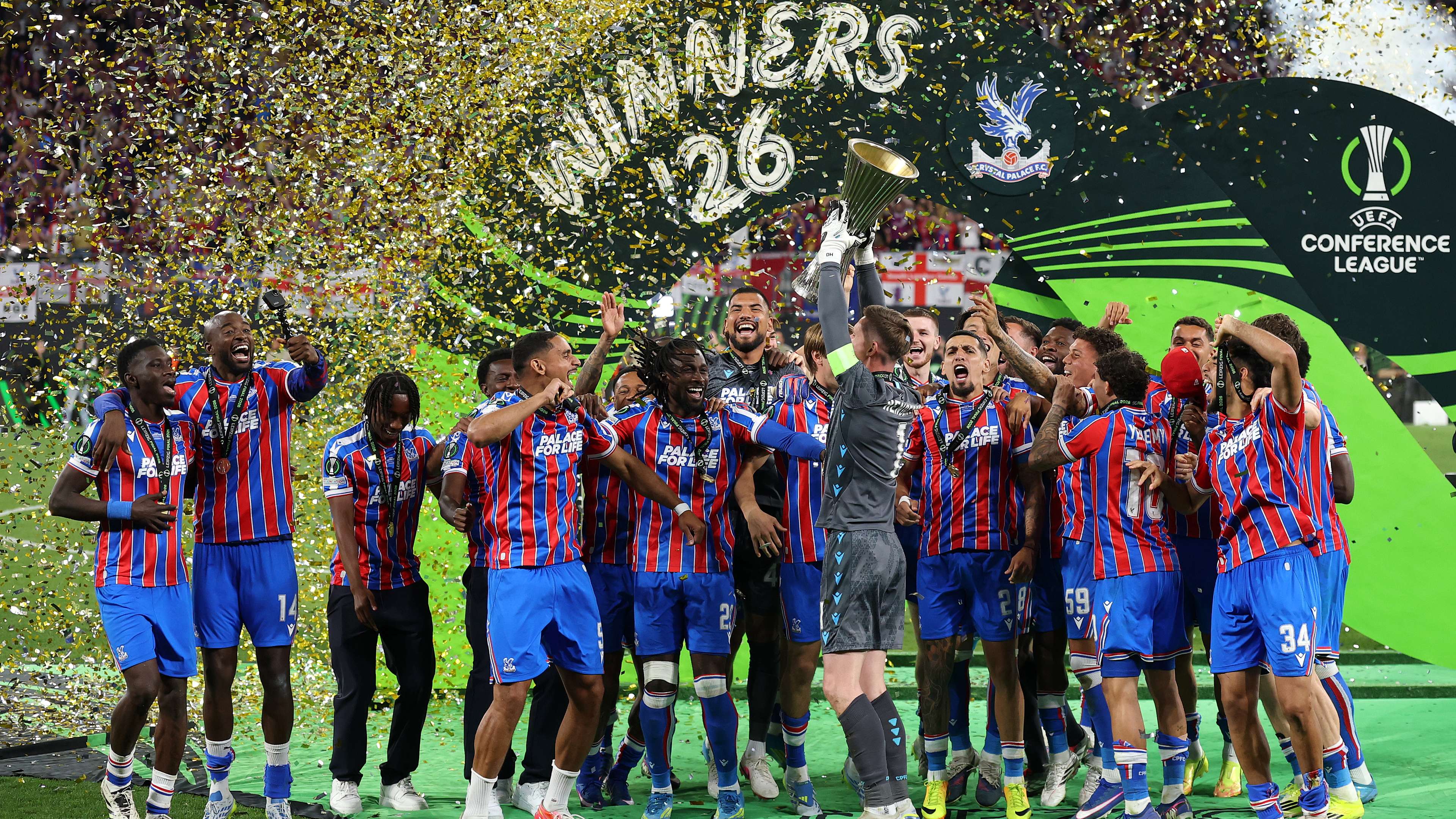 Palace 'gone up a level' as they bask in Conference League win  