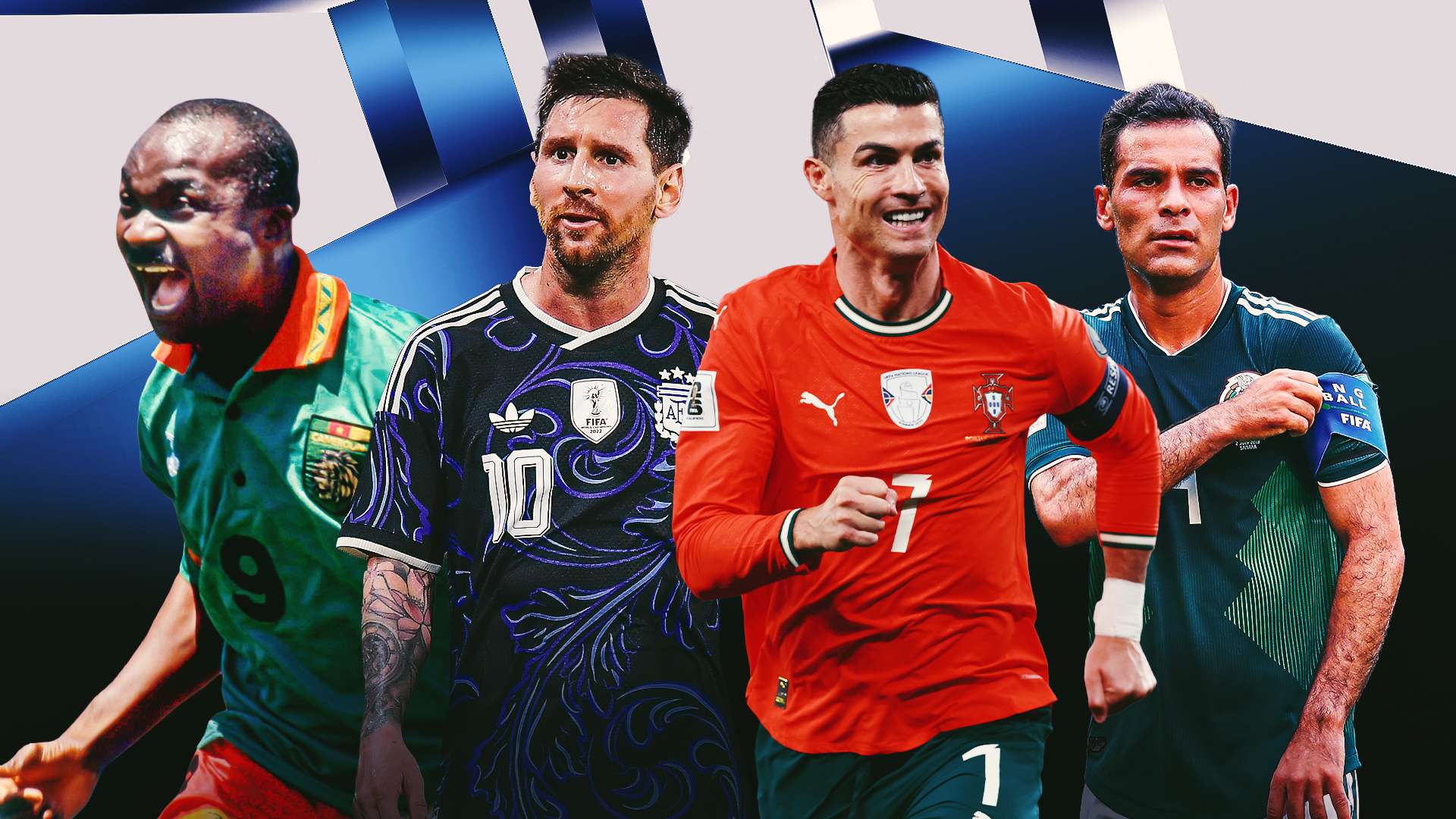 Inspiration for Messi, CR7? Milla, Klose among top aging WC stars  